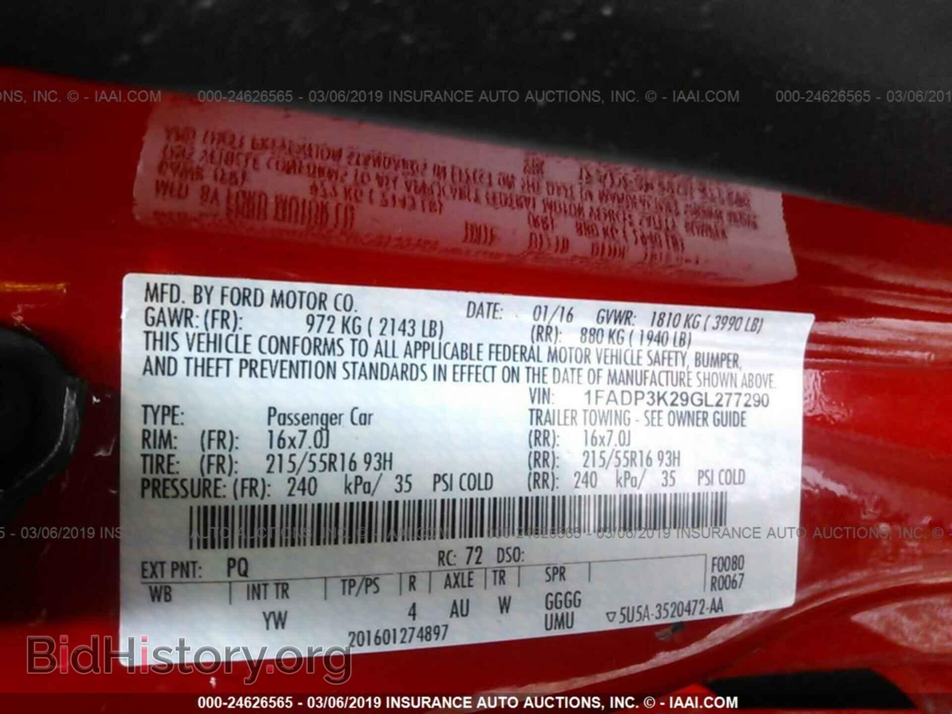 2016 FORD FOCUS - VIN: 1FADP3K29GL277290 - Photo 9