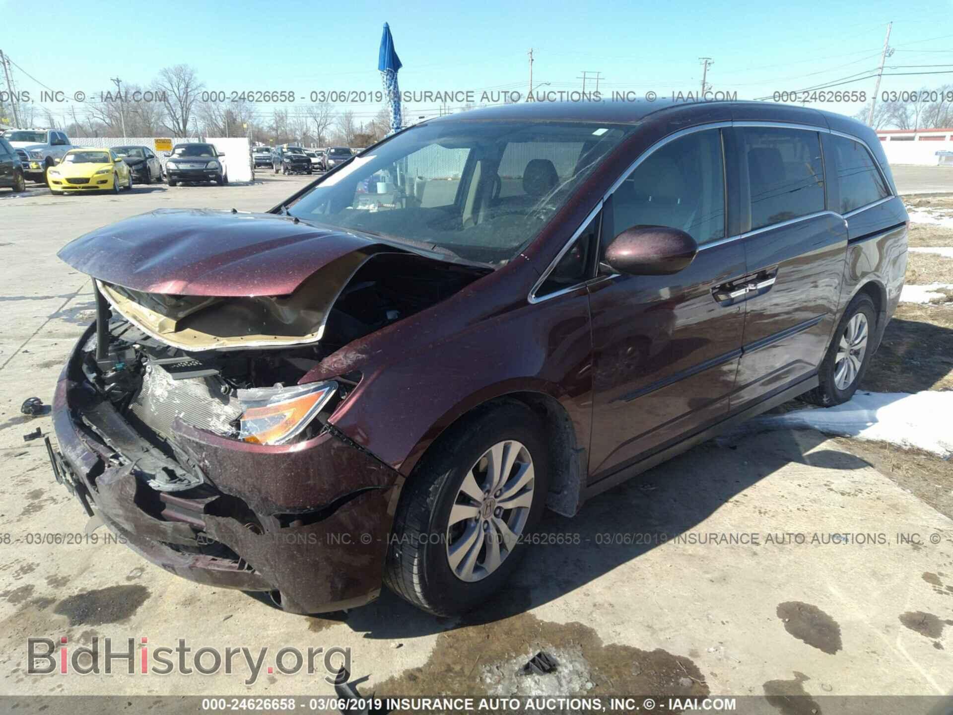 2014 HONDA ODYSSEY - VIN: 5FNRL5H40EB136155 - Фото 2