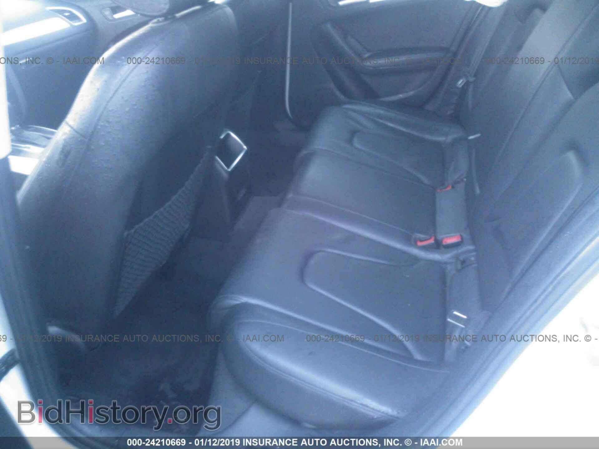 2012 AUDI A4 - VIN: WAUBFAFLXCA113884 - Фото 8