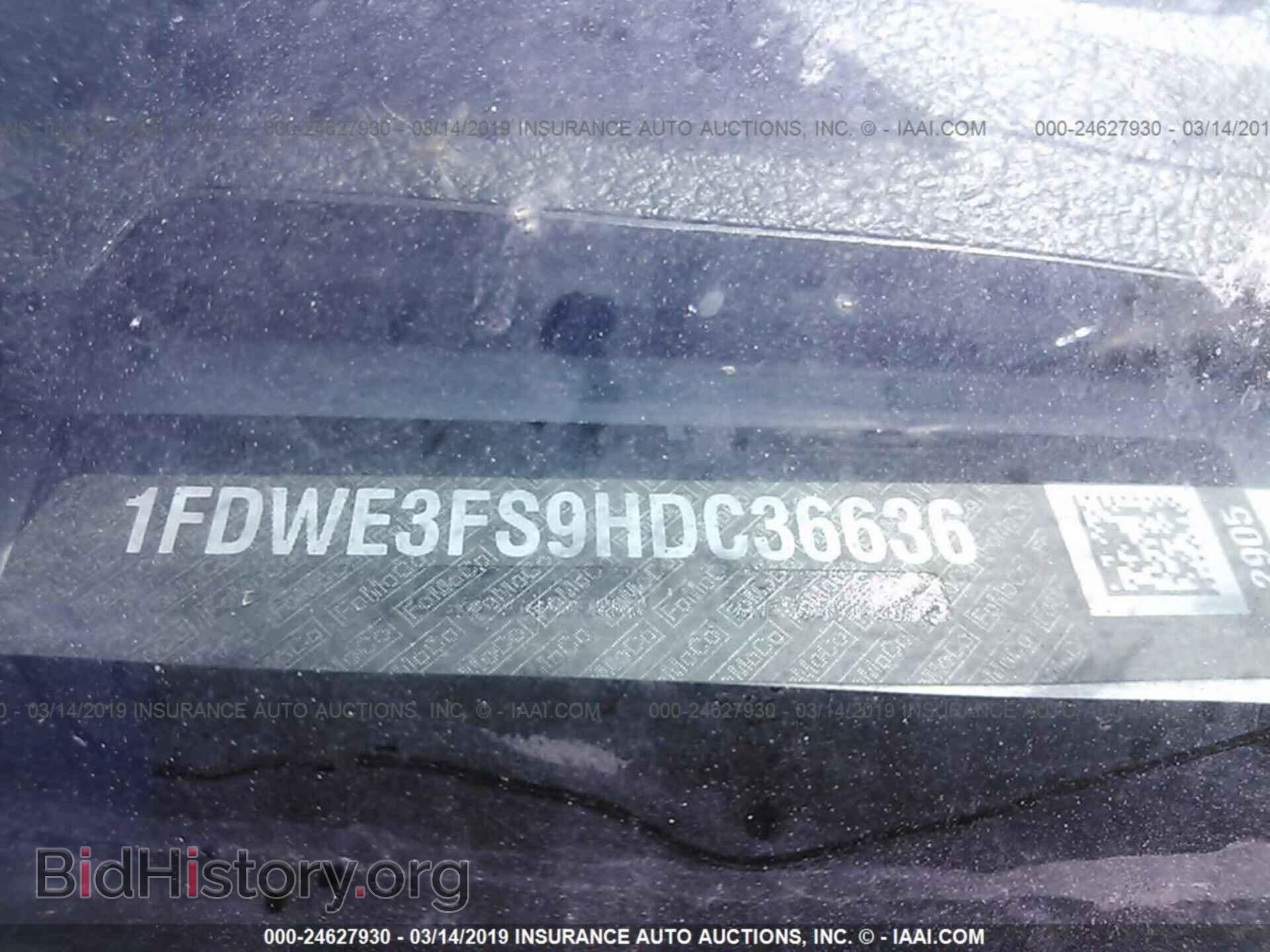 2017 FORD ECONOLINE - VIN: 1FDWE3FS9HDC36636 - Фото 9
