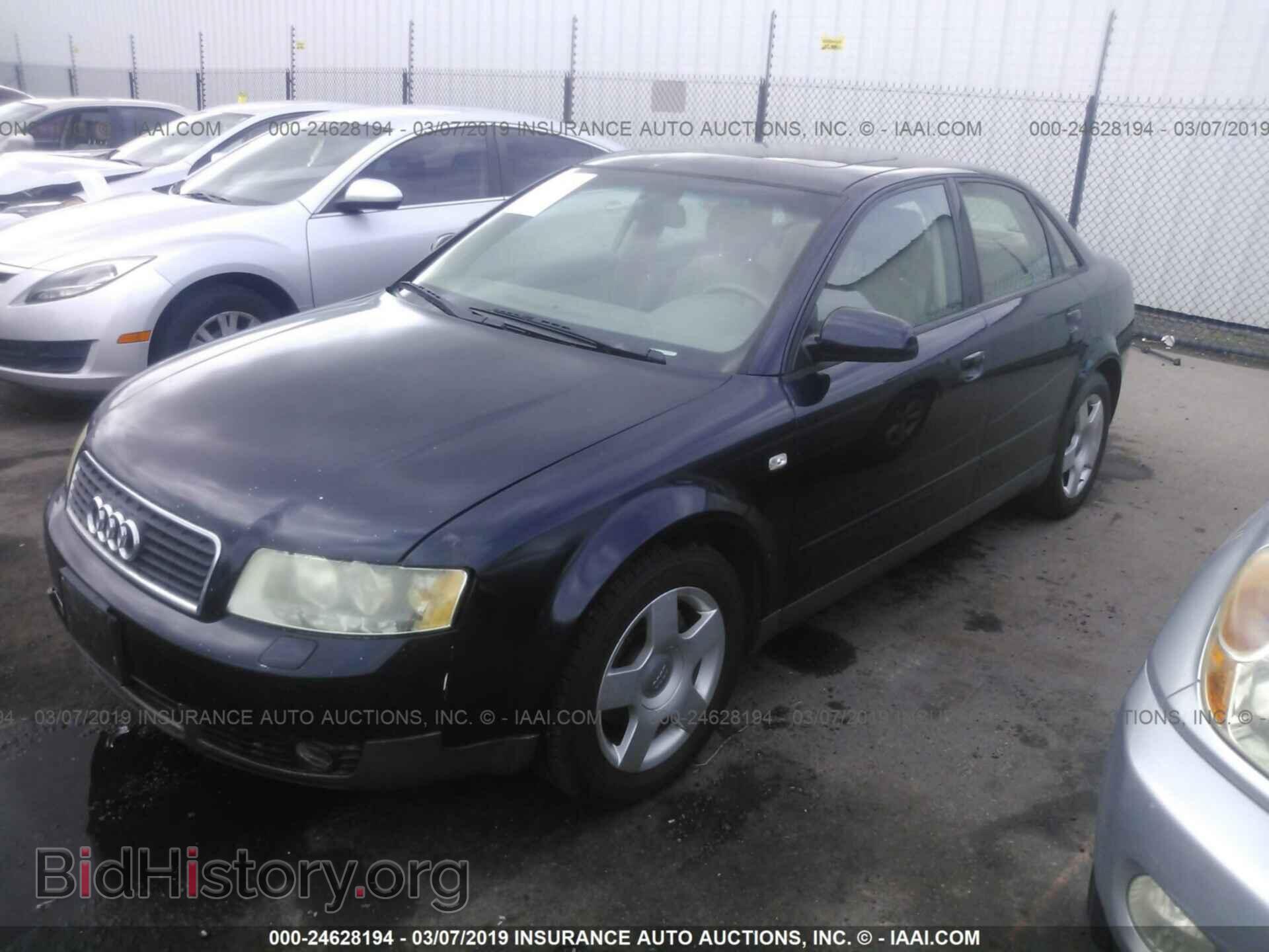 2002 AUDI A4 - VIN: WAULC68E32A196792 - Фото 2