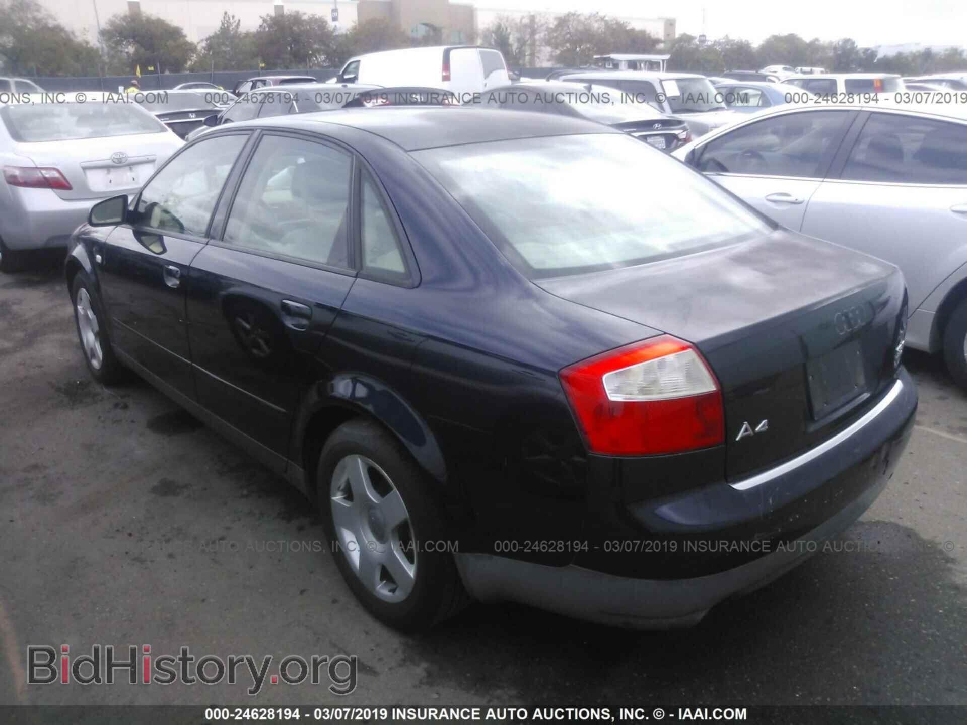 2002 AUDI A4 - VIN: WAULC68E32A196792 - Фото 3