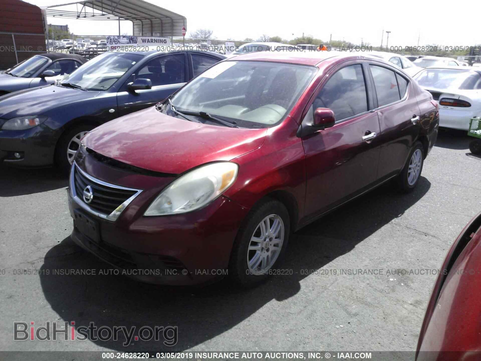 2012 NISSAN VERSA - VIN: 3N1CN7AP3CL835202 - Фото 2