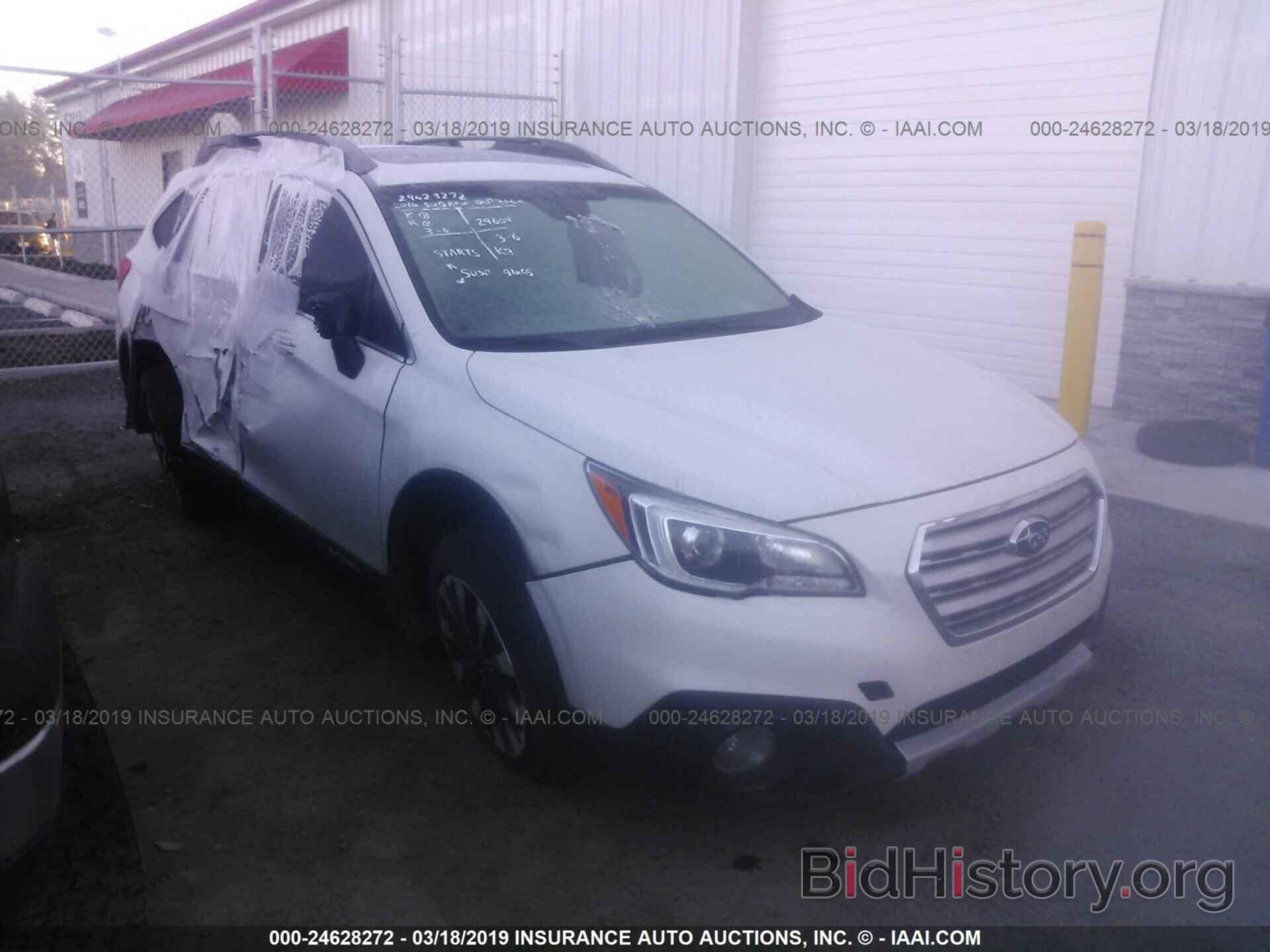 Photo 4S4BSBNC9G3282760 - SUBARU OUTBACK 2016