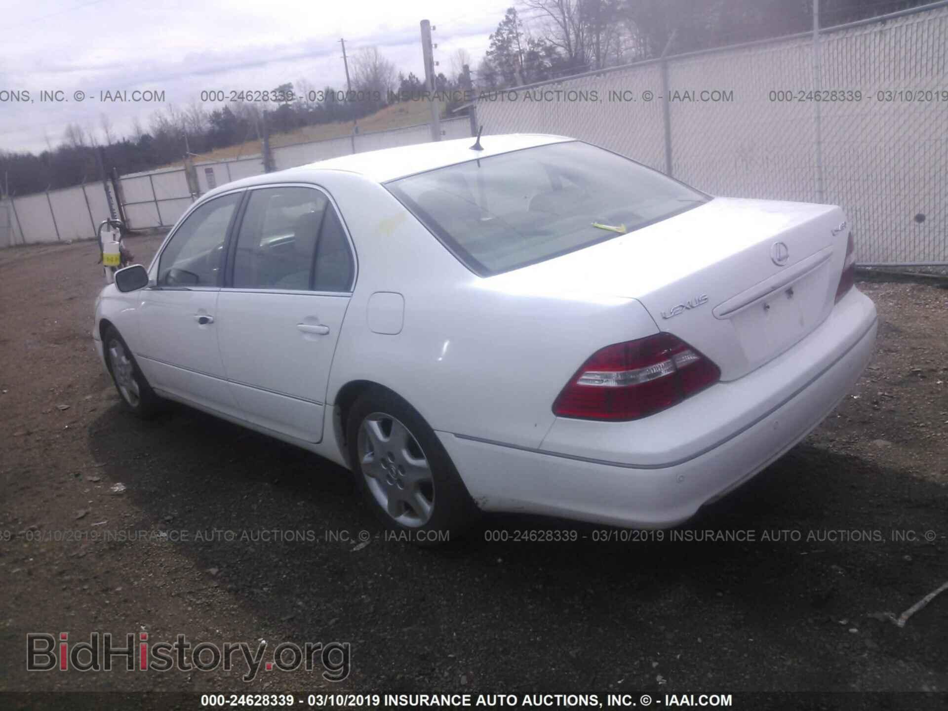 2004 LEXUS LS - VIN: JTHBN36FX40130511 - Фото 3
