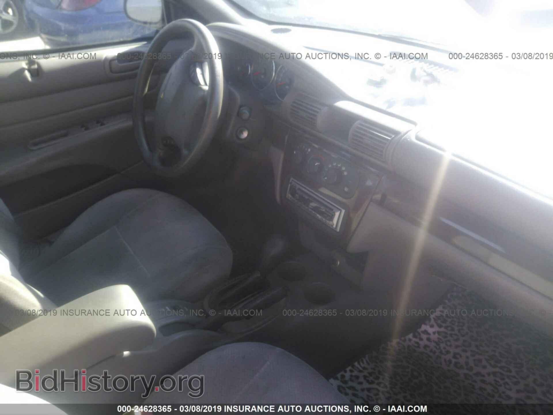 2002 CHRYSLER SEBRING - VIN: 1C3EL45X72N247911 - Фото 5