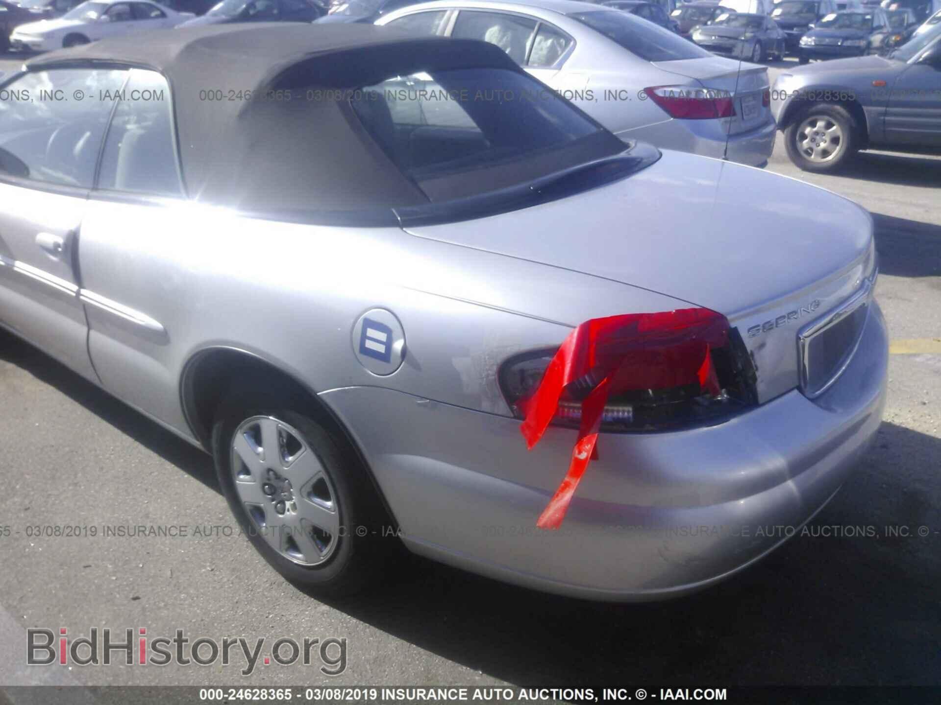 2002 CHRYSLER SEBRING - VIN: 1C3EL45X72N247911 - Фото 6