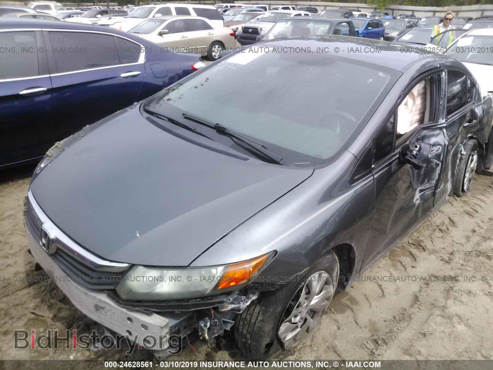 2012 HONDA CIVIC - VIN: 19XFB2F55CE028553 - Фото 2