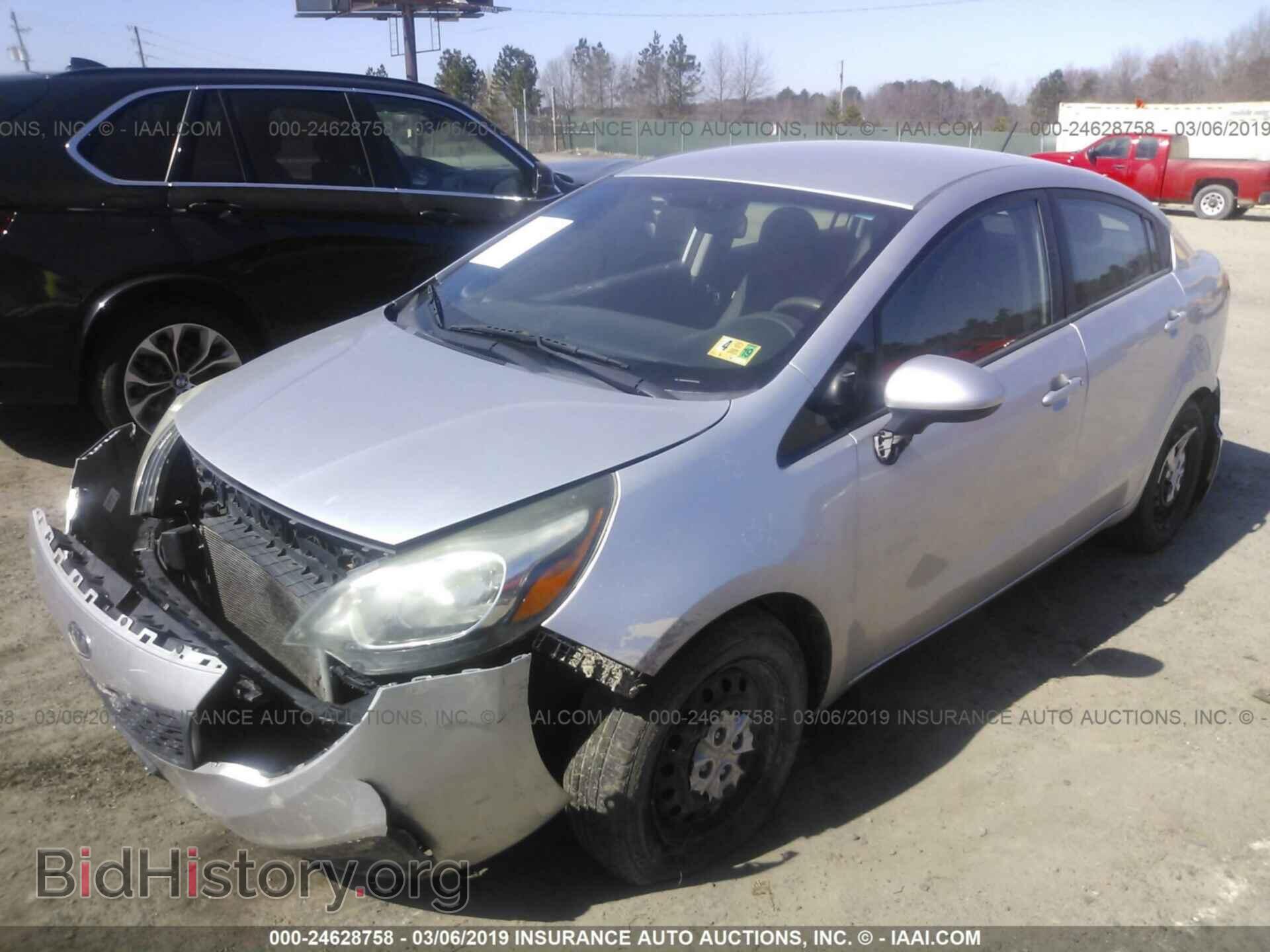 2012 KIA RIO - VIN: KNADM4A39C6085456 - Фото 2