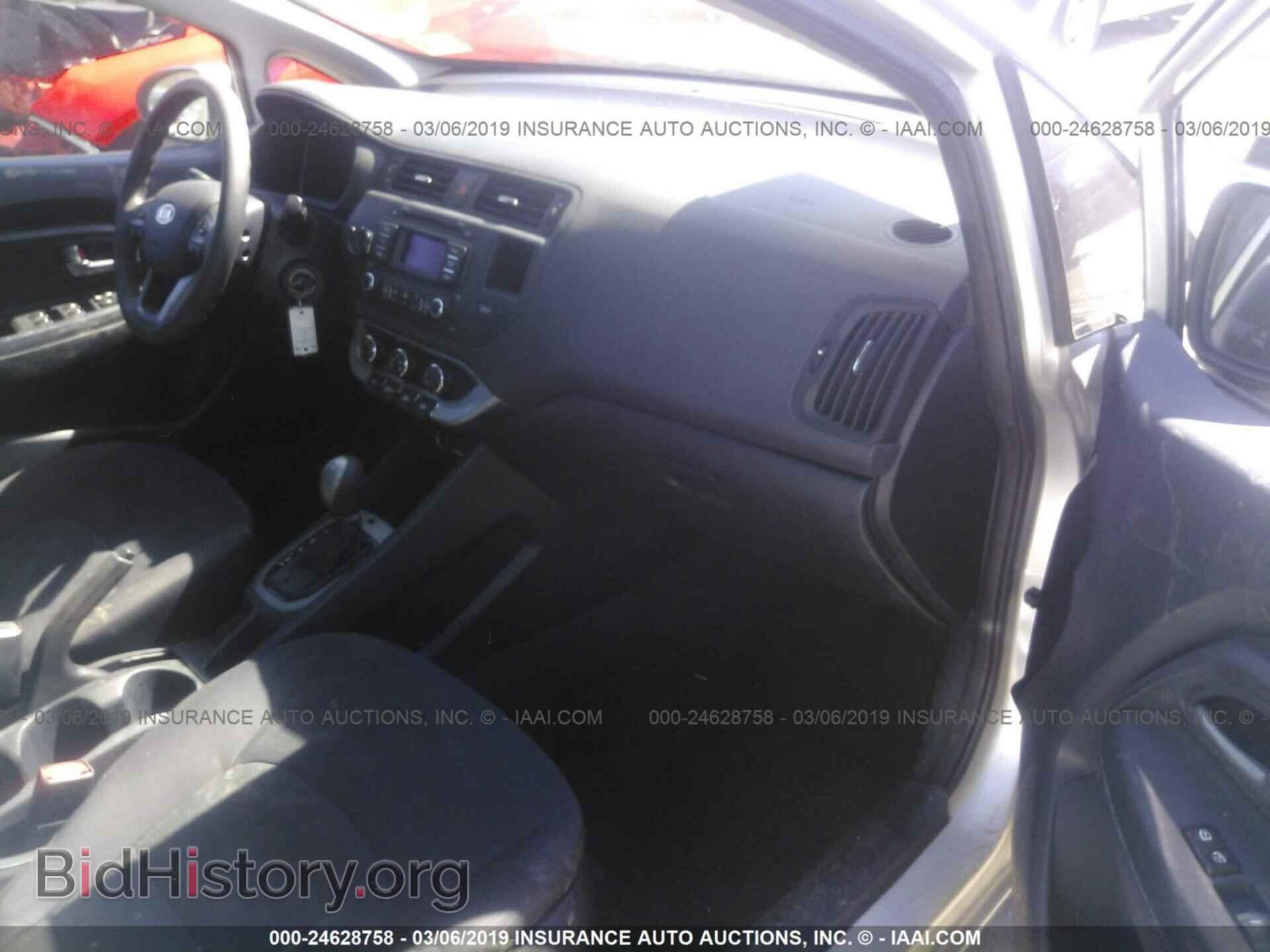 2012 KIA RIO - VIN: KNADM4A39C6085456 - Фото 5