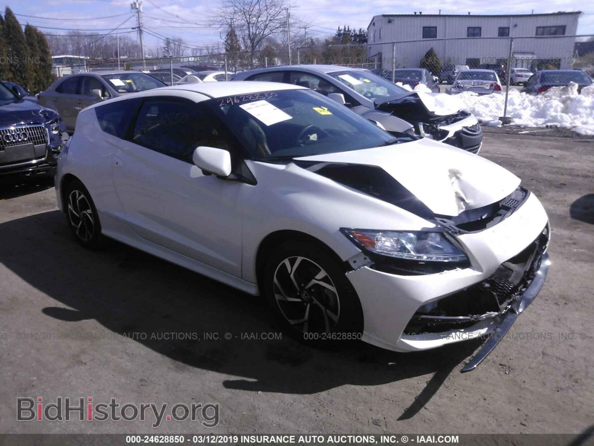 Фотография JHMZF1D64GS001255 - HONDA CR-Z 2016