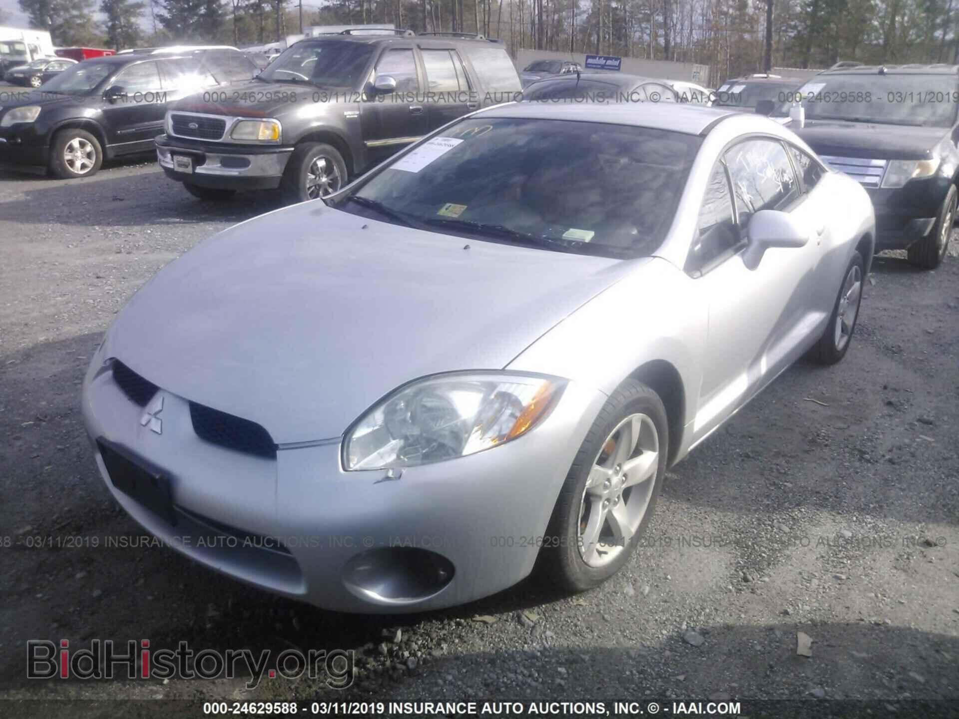 2007 MITSUBISHI ECLIPSE - VIN: 4A3AK24F17E062655 - Фото 2