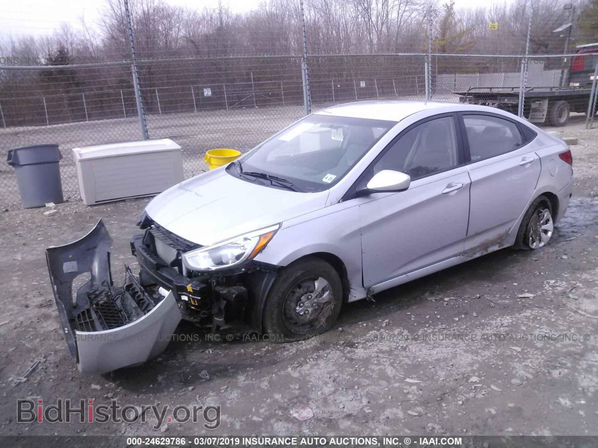 2016 HYUNDAI ACCENT - VIN: KMHCT4AE6GU955213 - Фото 2