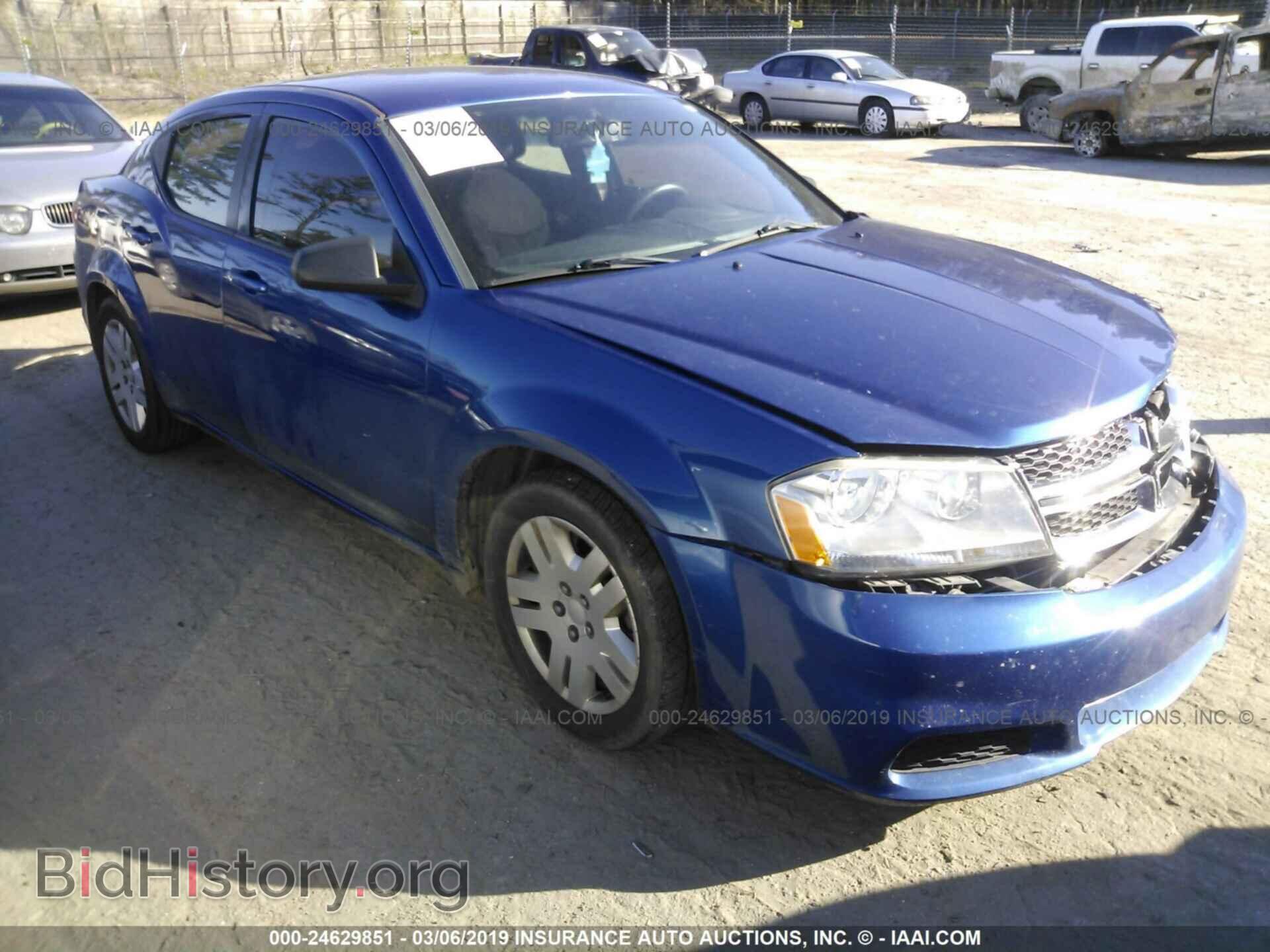 Фотография 1C3CDZAB2DN650922 - DODGE AVENGER 2013