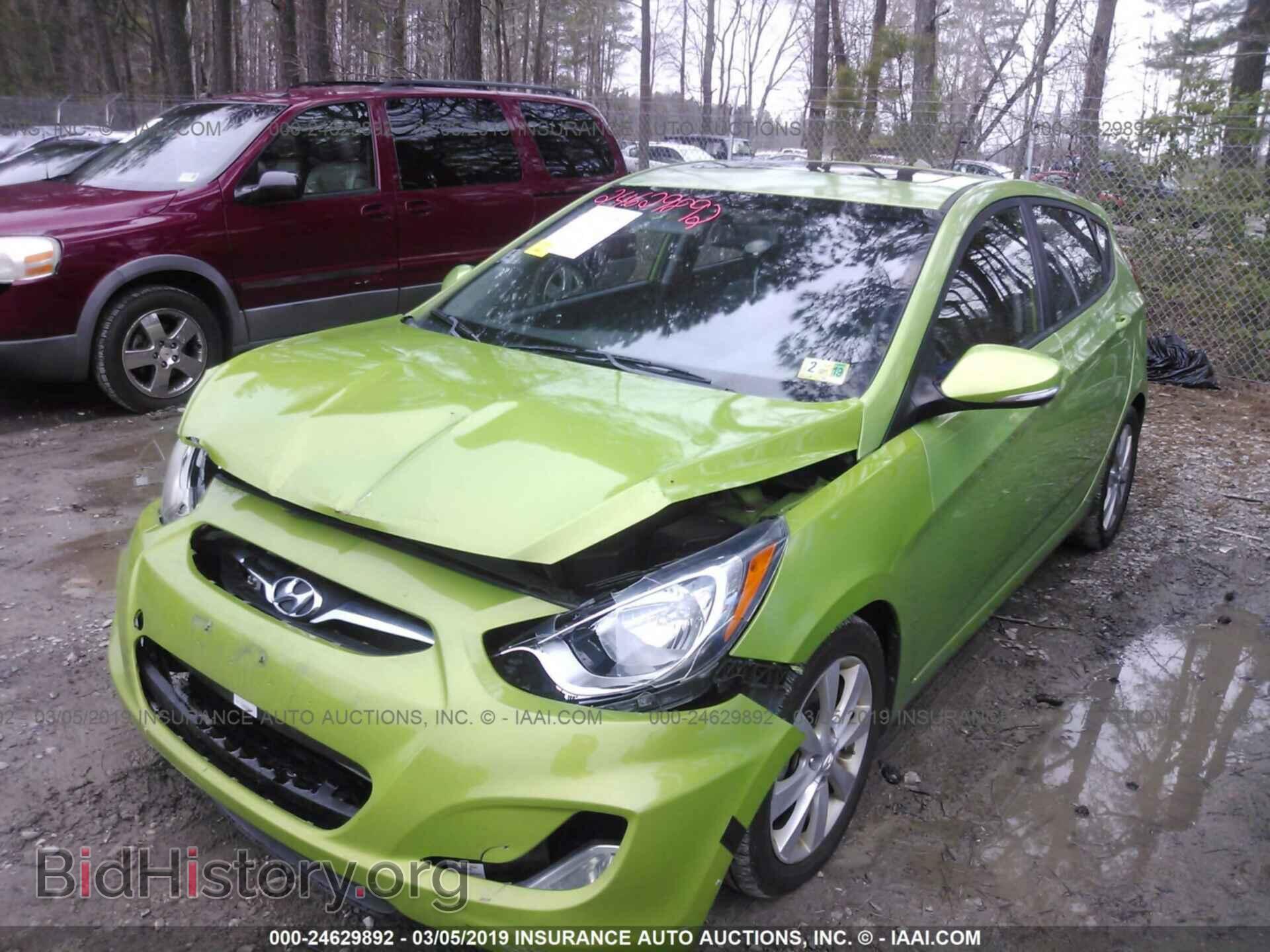 2013 HYUNDAI ACCENT - VIN: KMHCU5AE2DU084325 - Фото 2