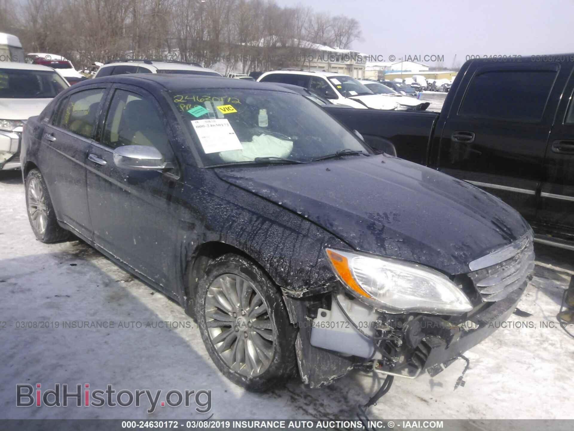 Фотография 1C3CCBCB1CN304172 - CHRYSLER 200 2012