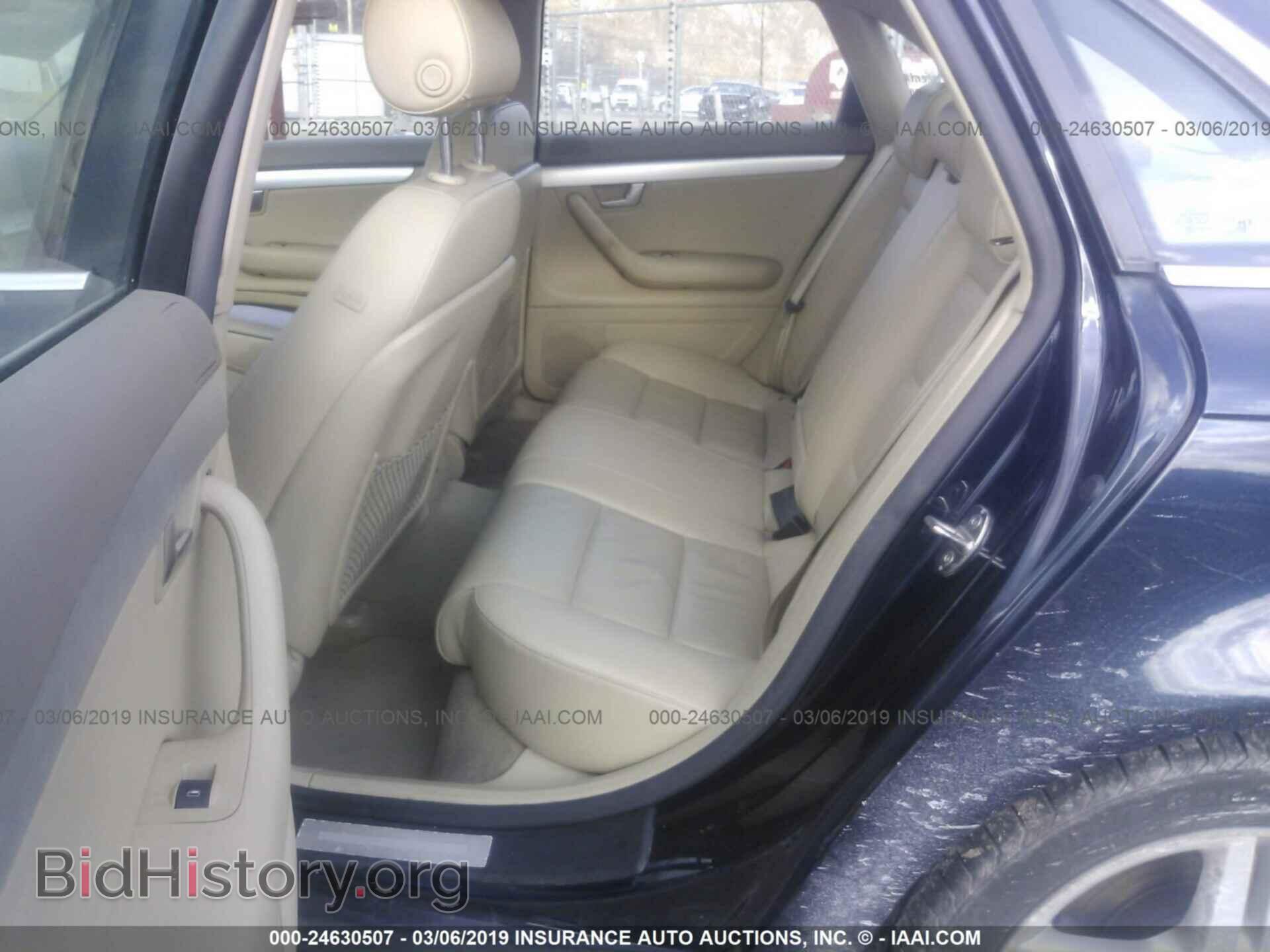 2007 AUDI A4 - VIN: WAUDF78E27A152016 - Фото 8