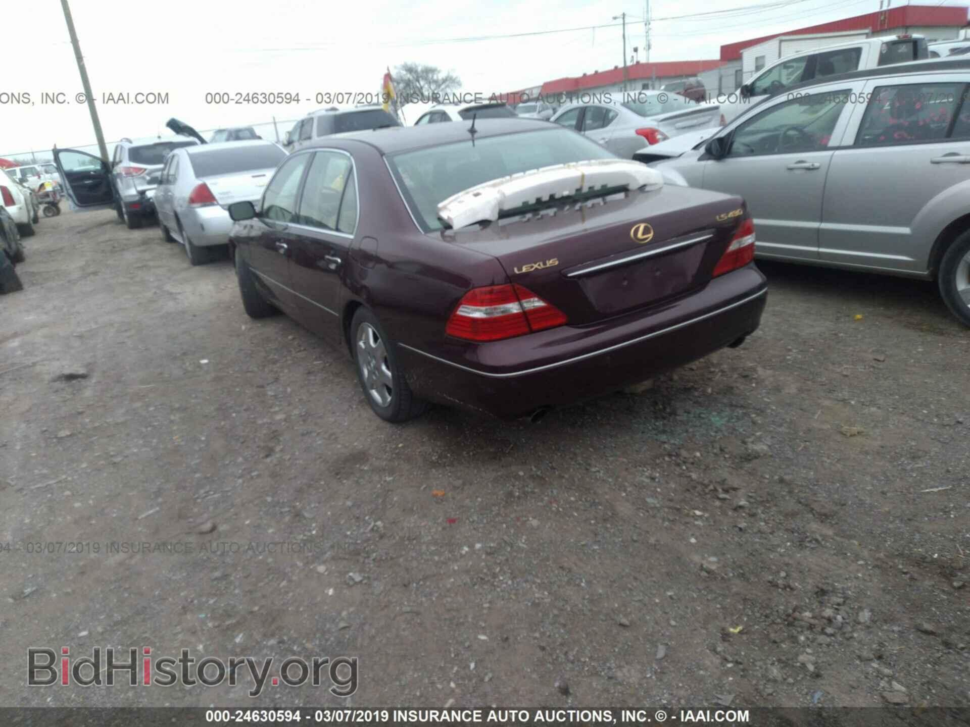 2004 LEXUS LS - VIN: JTHBN36F140167690 - Photo 3