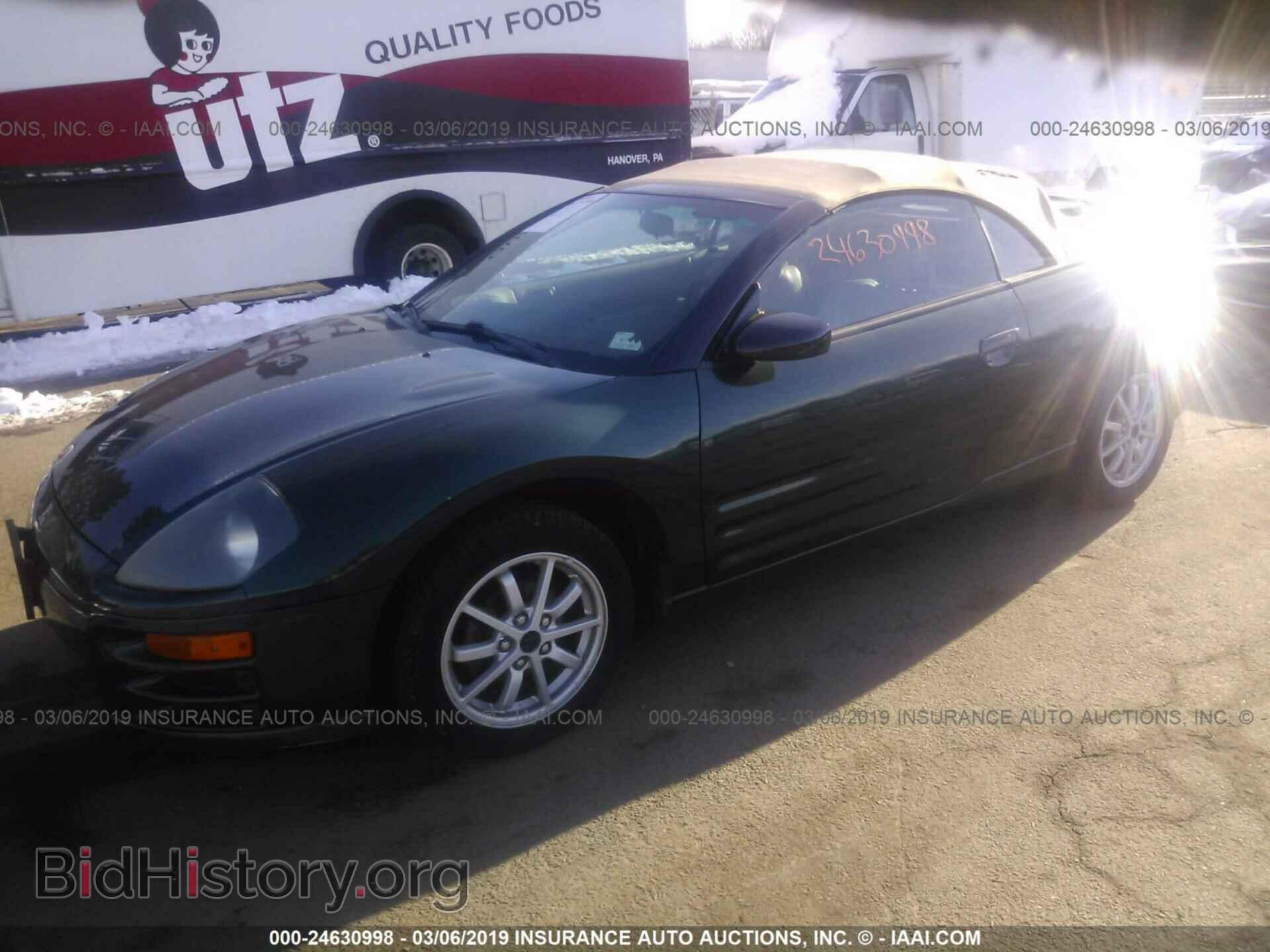 2001 MITSUBISHI ECLIPSE - VIN: 4A3AE35G91E007527 - Фото 2