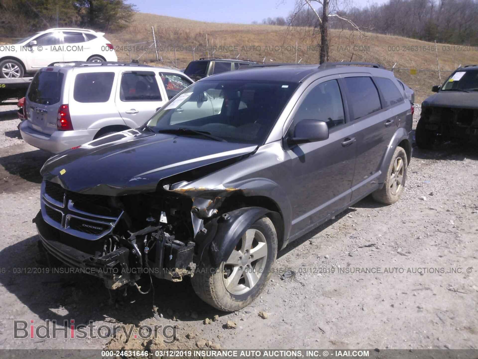 2012 DODGE JOURNEY - VIN: 3C4PDDBG3CT187536 - Фото 2