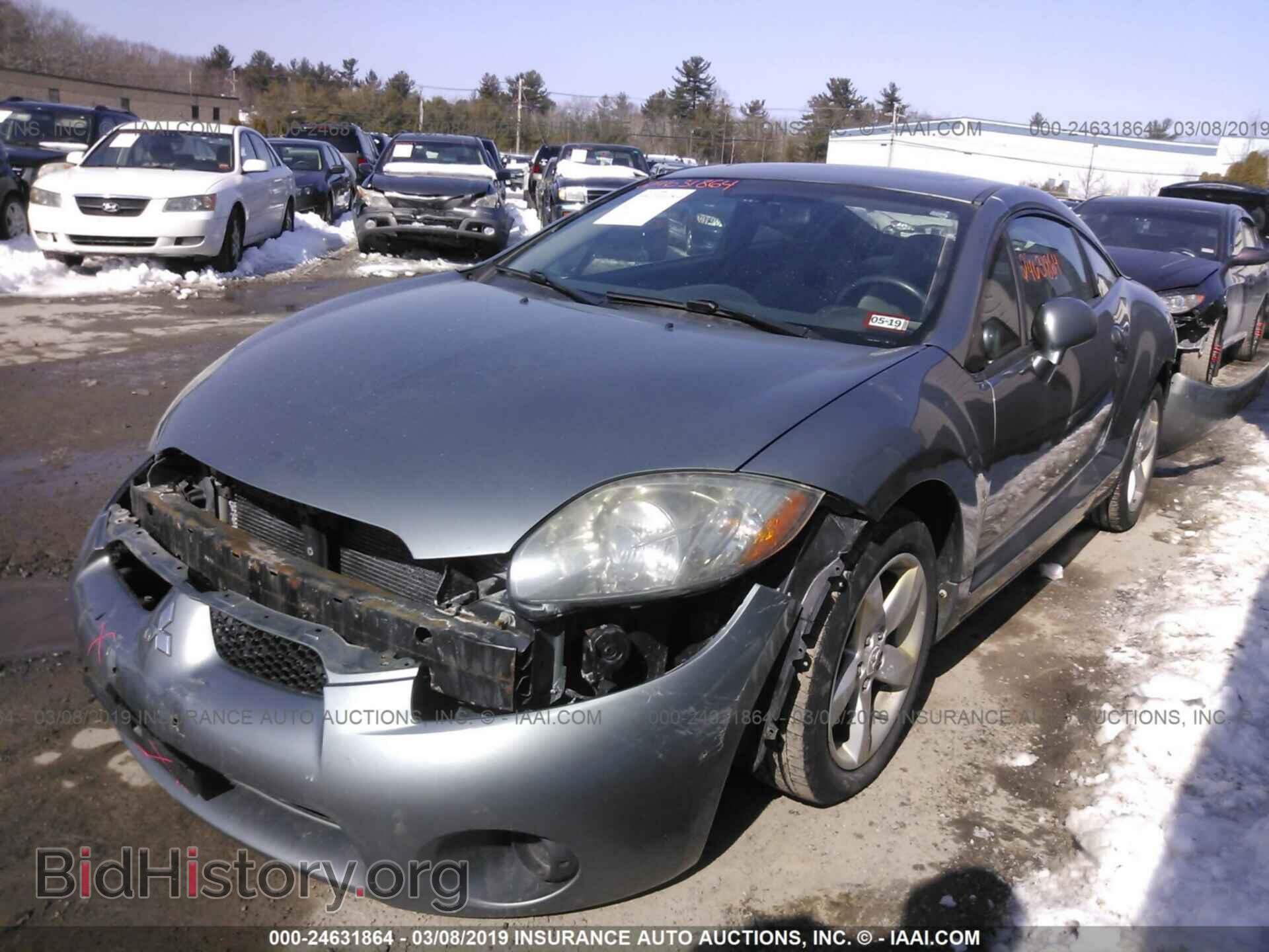 2007 MITSUBISHI ECLIPSE - VIN: 4A3AK24F77E029174 - Фото 2