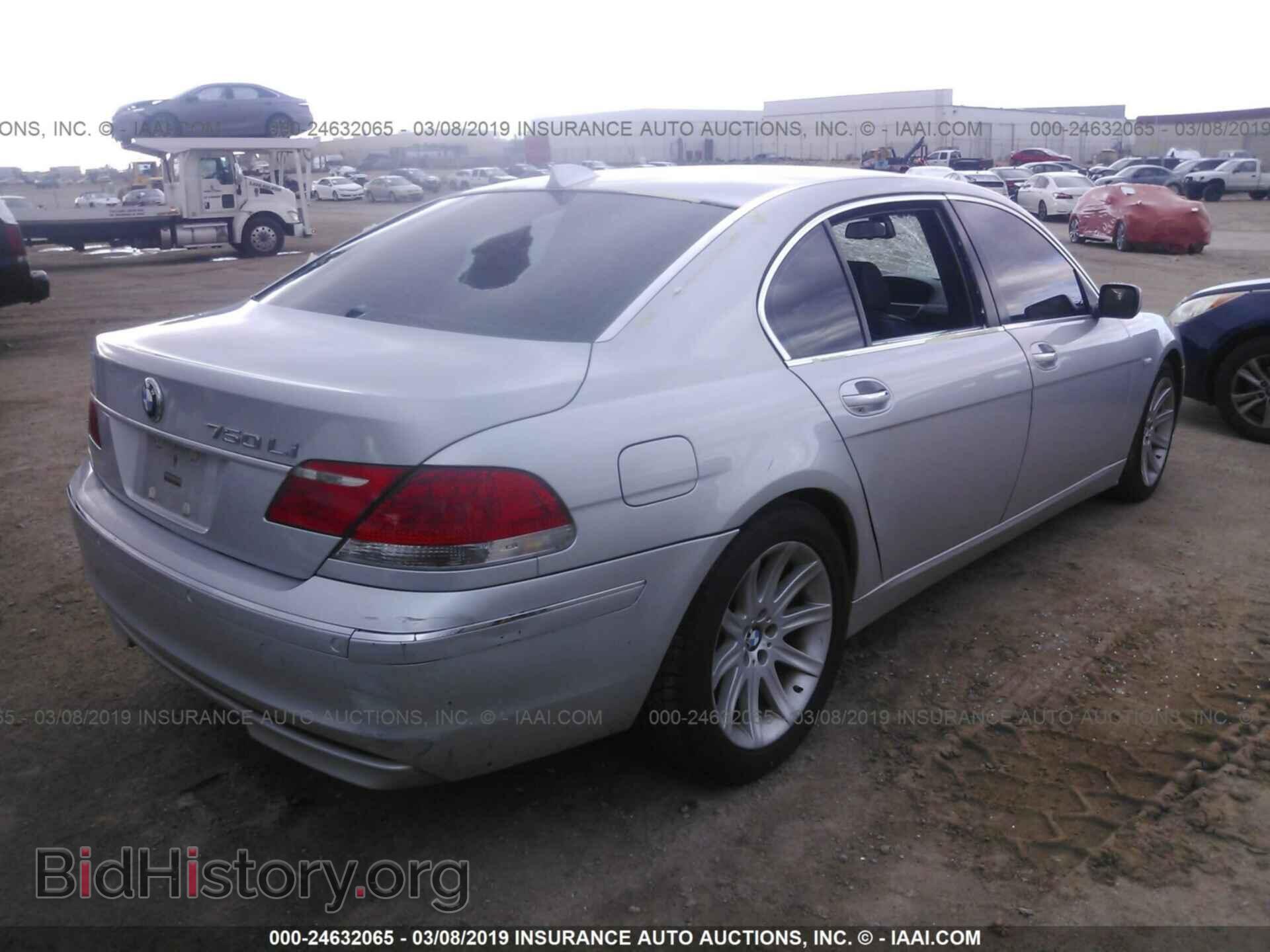 2006 BMW 750 - VIN: WBAHN83586DT62229 - Фото 4