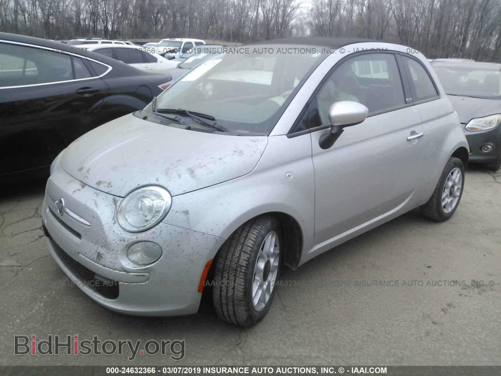 2012 FIAT 500 - VIN: 3C3CFFDR6CT122963 - Photo 2