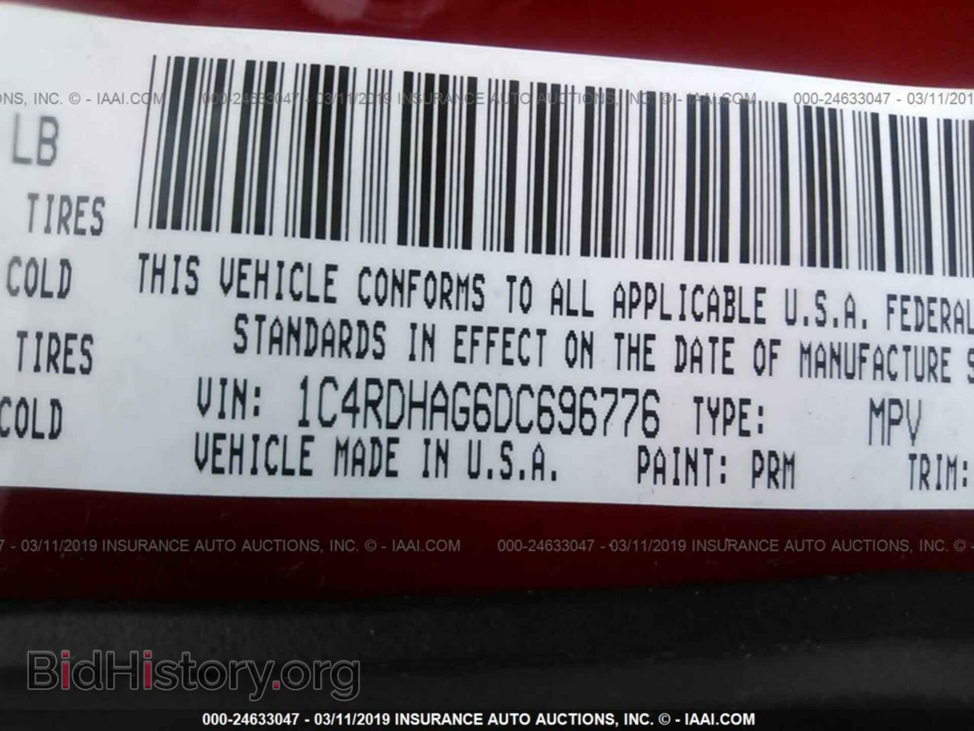2013 DODGE DURANGO - VIN: 1C4RDHAG6DC696776 - Photo 9