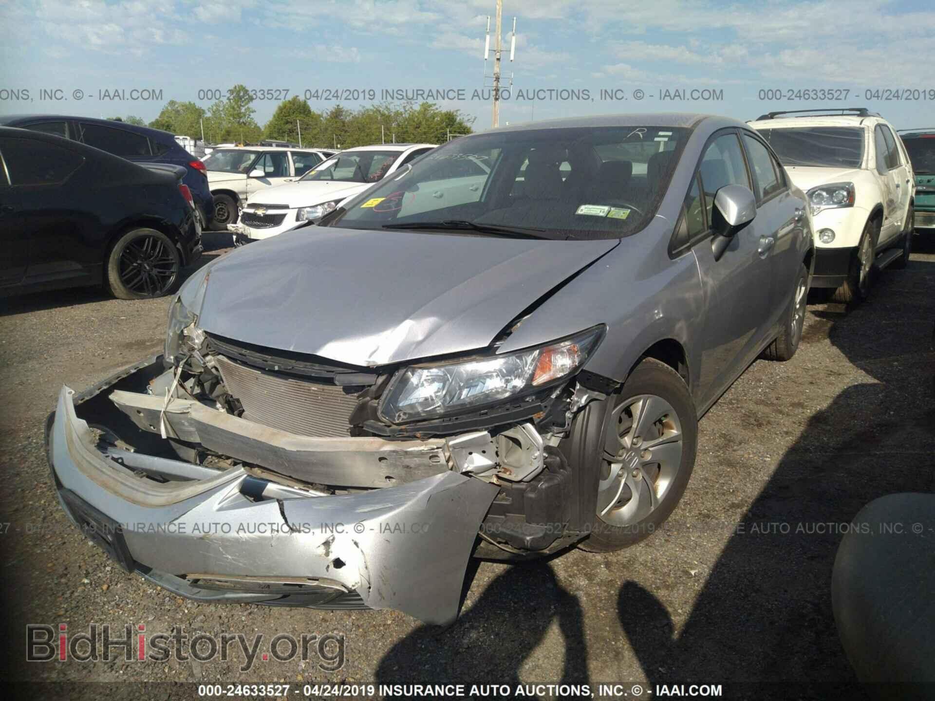 2013 HONDA CIVIC - VIN: 19XFB2F5XDE228474 - Фото 2