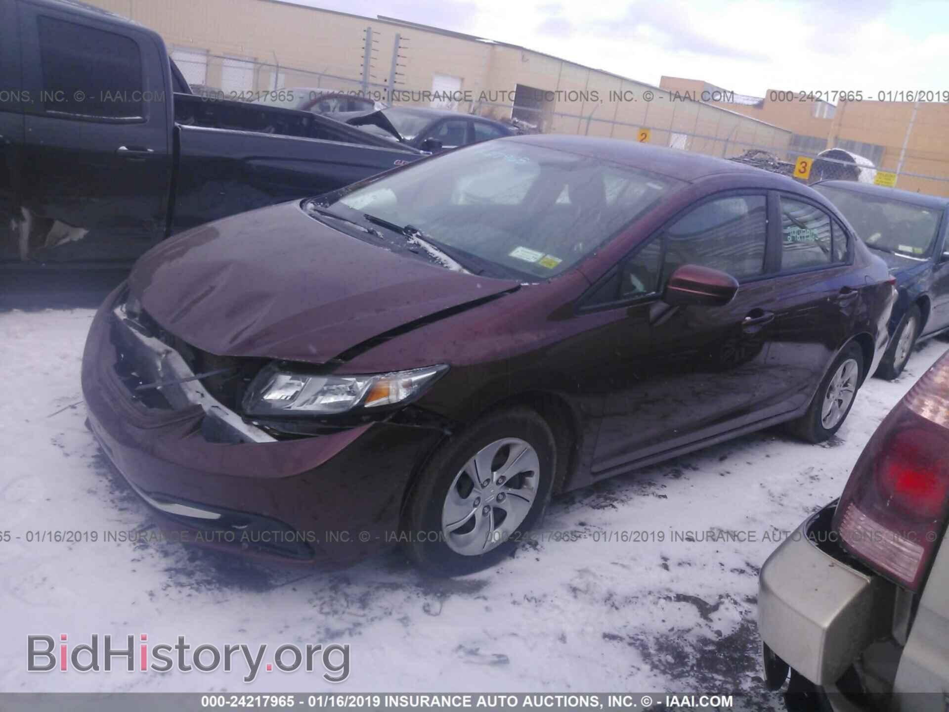 2014 HONDA CIVIC - VIN: 2HGFB2F51EH505875 - Фото 2