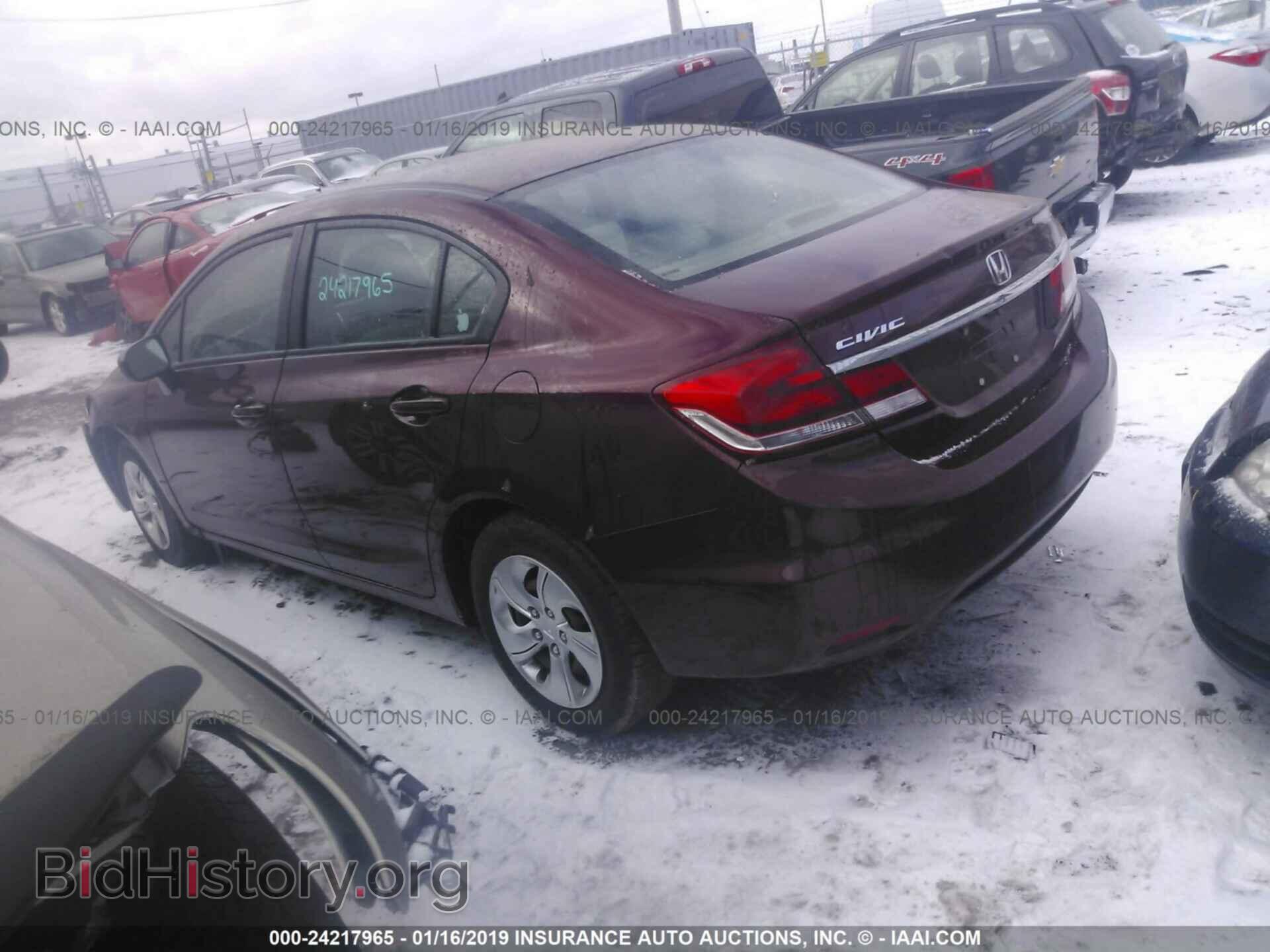 2014 HONDA CIVIC - VIN: 2HGFB2F51EH505875 - Фото 3
