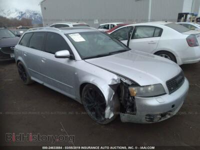 2005 Audi S4 Avant Quattro, silver — VIN WAUXL68E25A021777, IAAI