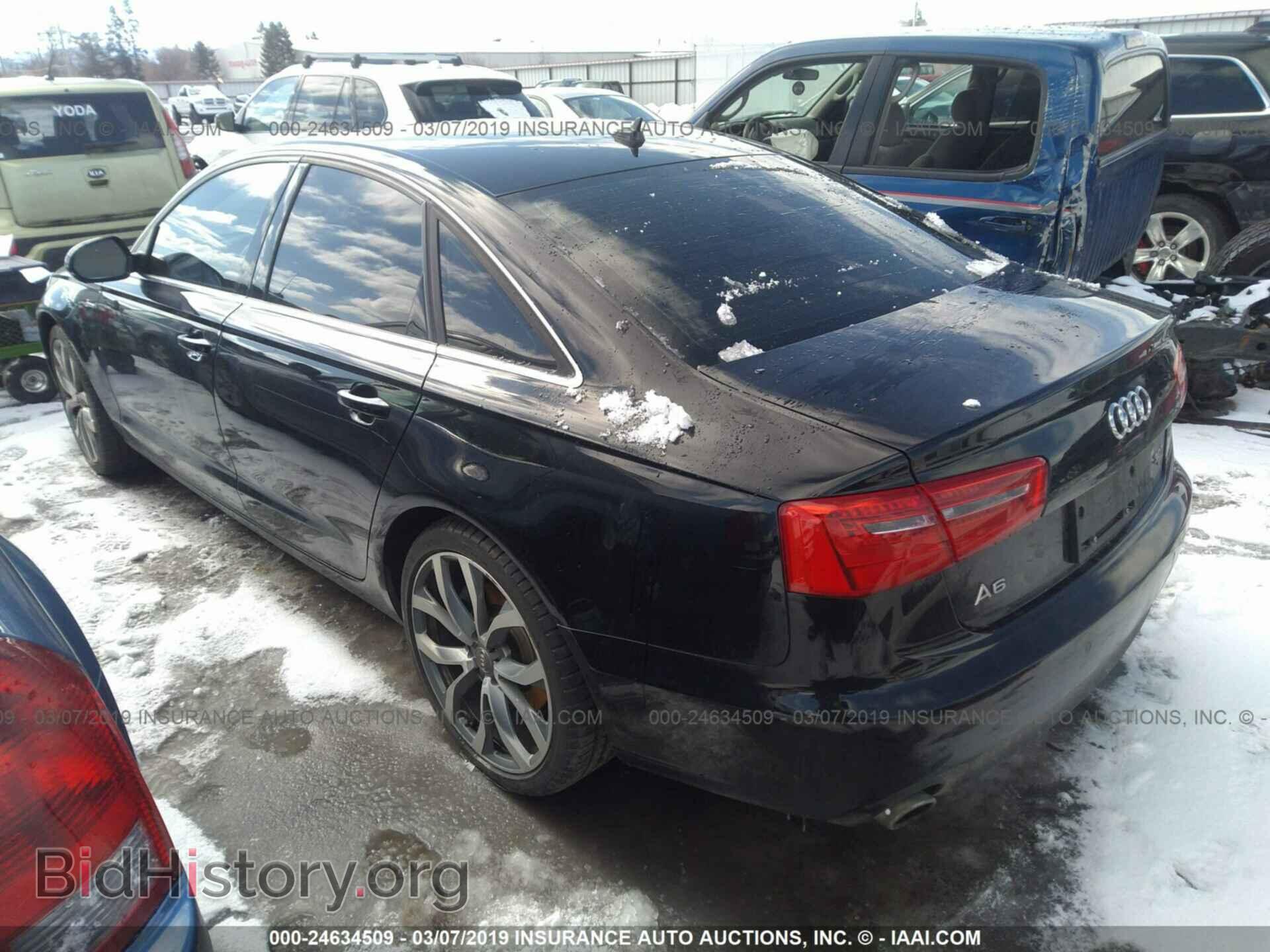 2013 AUDI A6 - VIN: WAUGGAFC1DN012519 - Фото 3