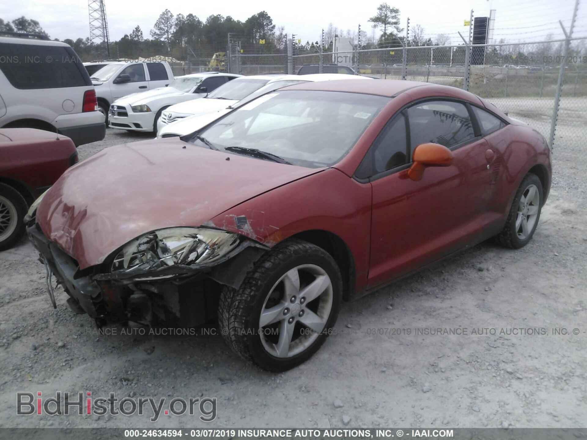2006 MITSUBISHI ECLIPSE - VIN: 4A3AK34T06E010024 - Фото 2