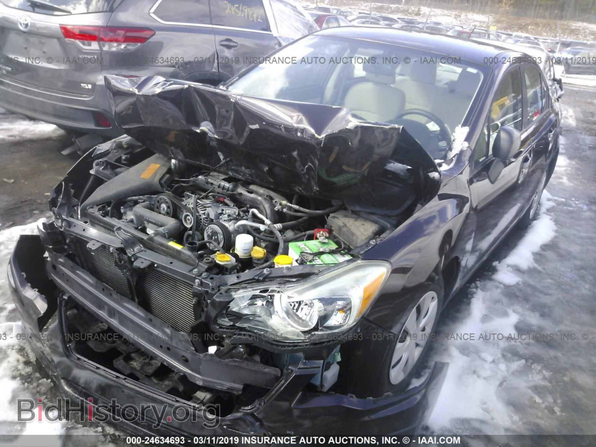 2012 SUBARU IMPREZA - VIN: JF1GJAA61CH011735 - Фото 2