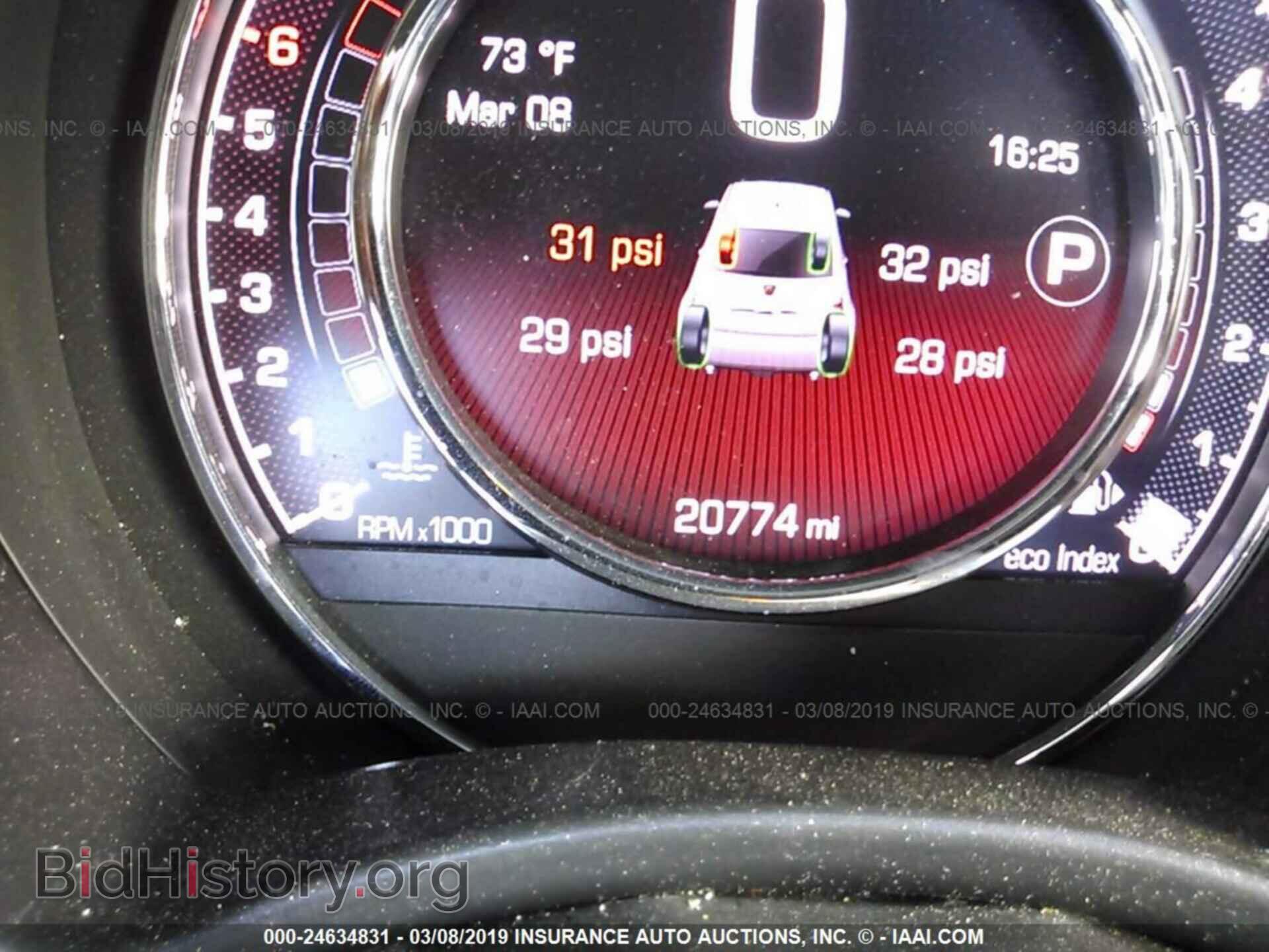 2015 FIAT 500 - VIN: 3C3CFFFH1FT509123 - Фото 7