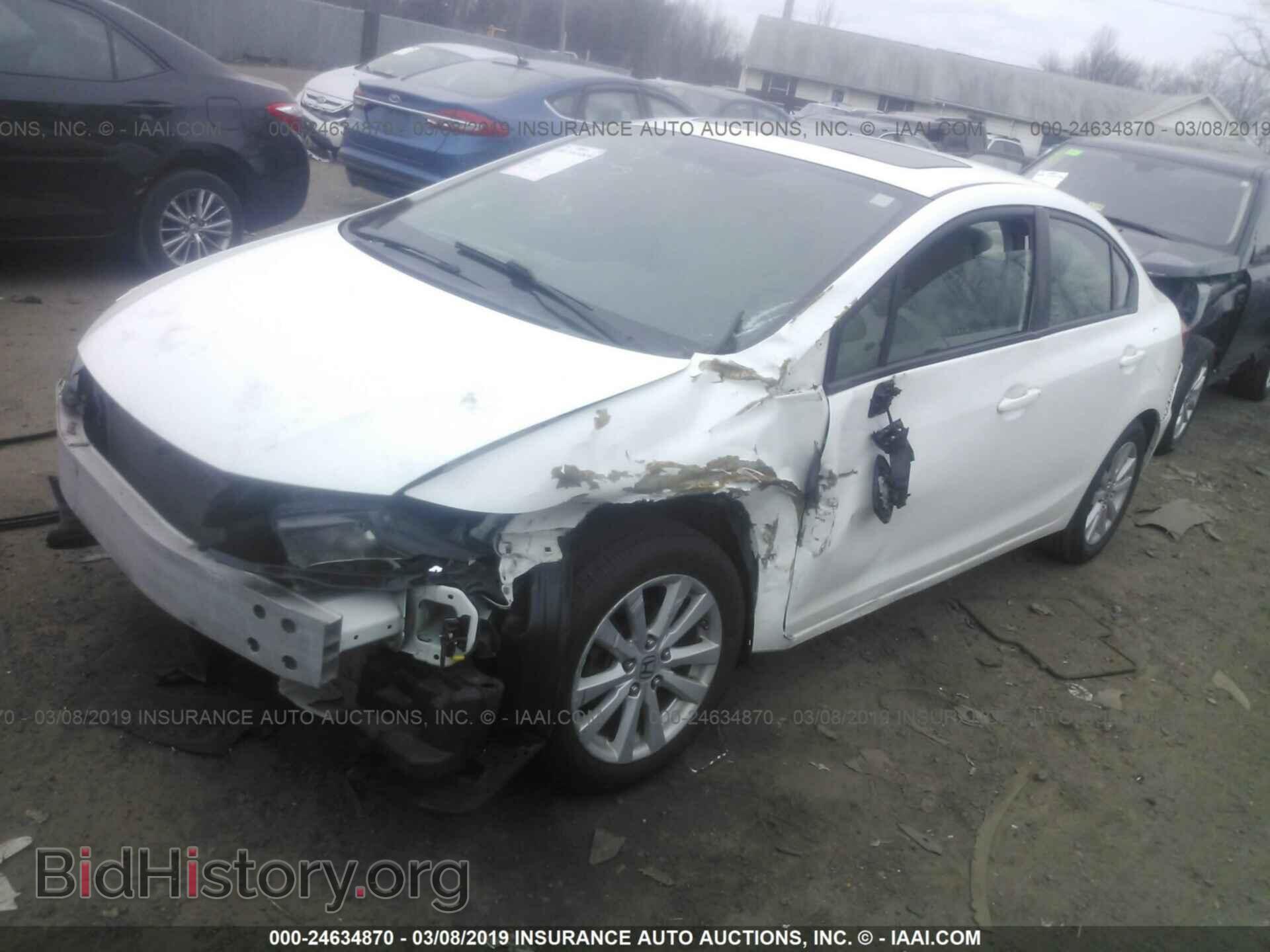 2012 HONDA CIVIC - VIN: 2HGFB2F89CH326037 - Photo 2
