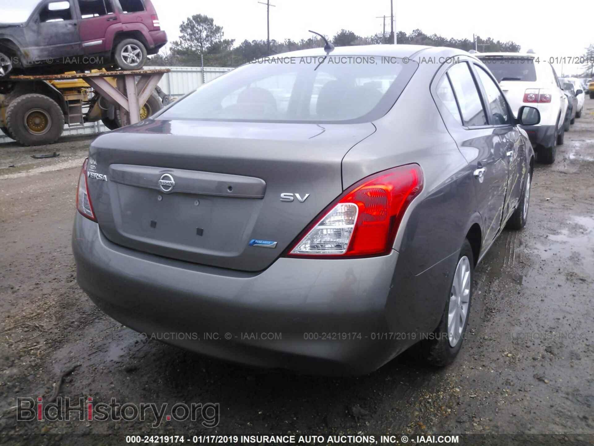 2012 NISSAN VERSA - VIN: 3N1CN7AP8CL934517 - Фото 4