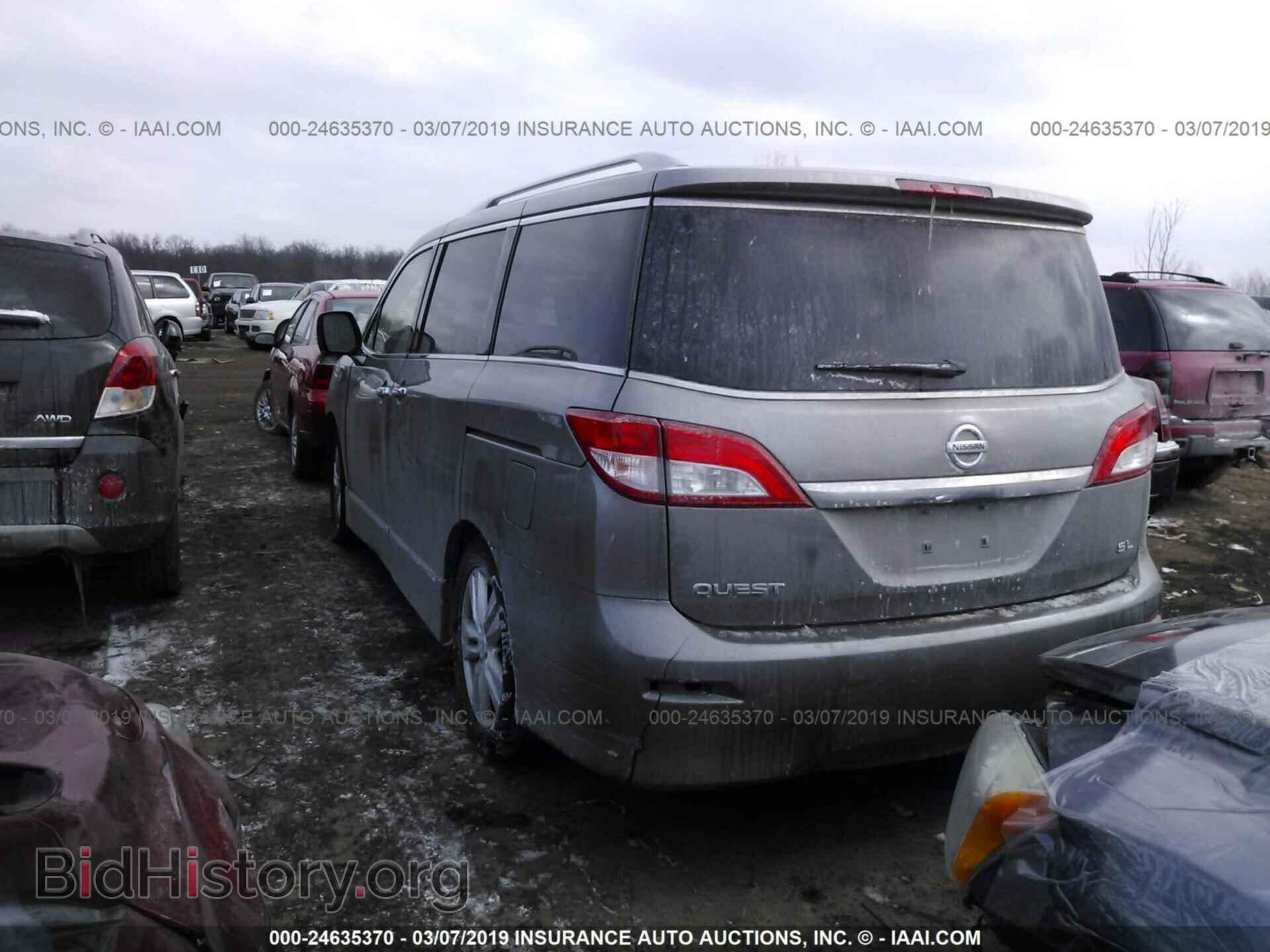 2012 NISSAN QUEST - VIN: JN8AE2KP9C9042585 - Фото 3