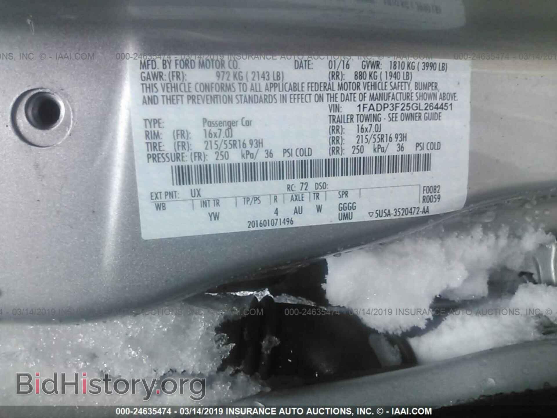 2016 FORD FOCUS - VIN: 1FADP3F25GL264451 - Photo 9