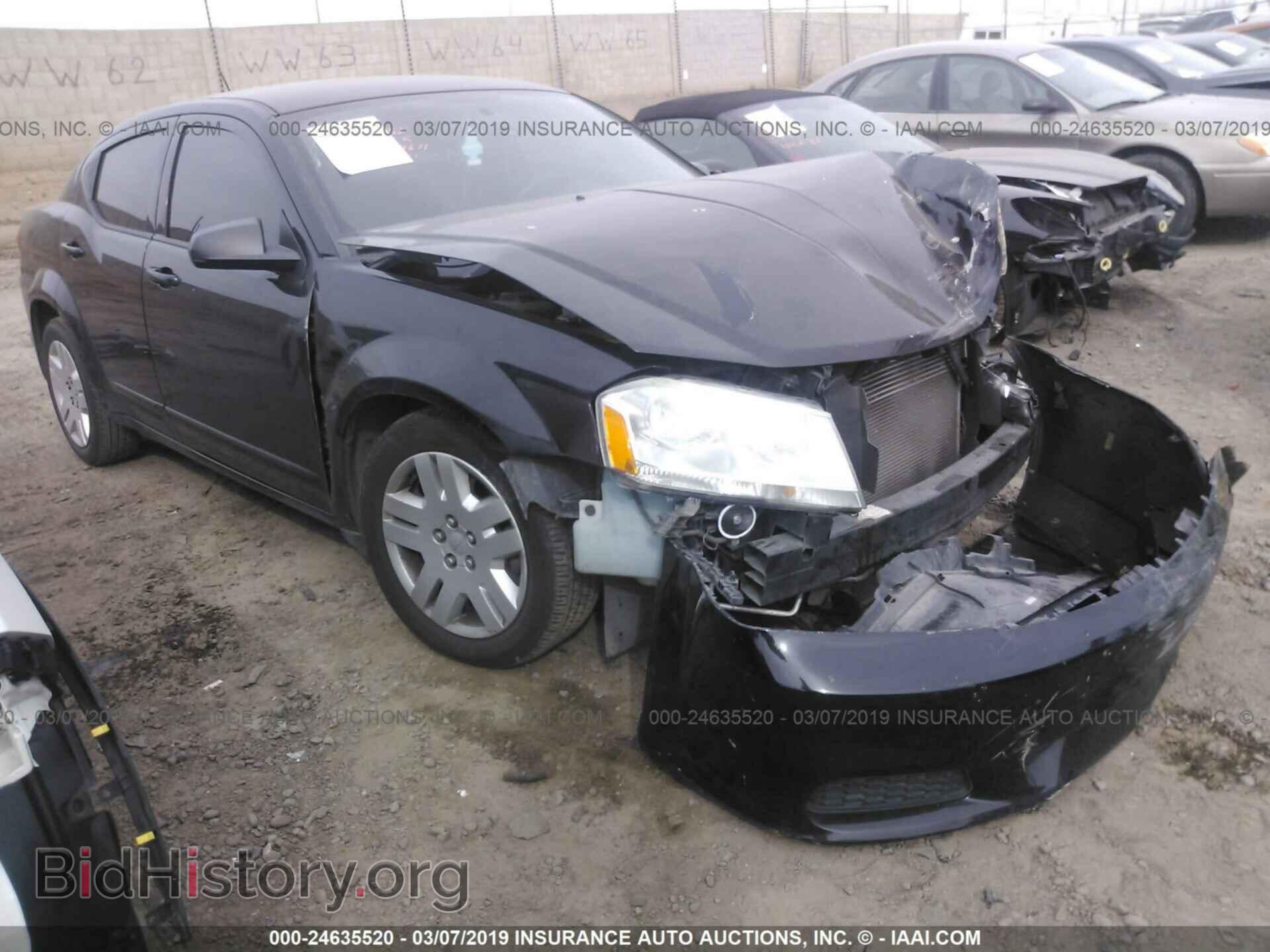 Фотография 1C3CDZAG9CN309611 - DODGE AVENGER 2012