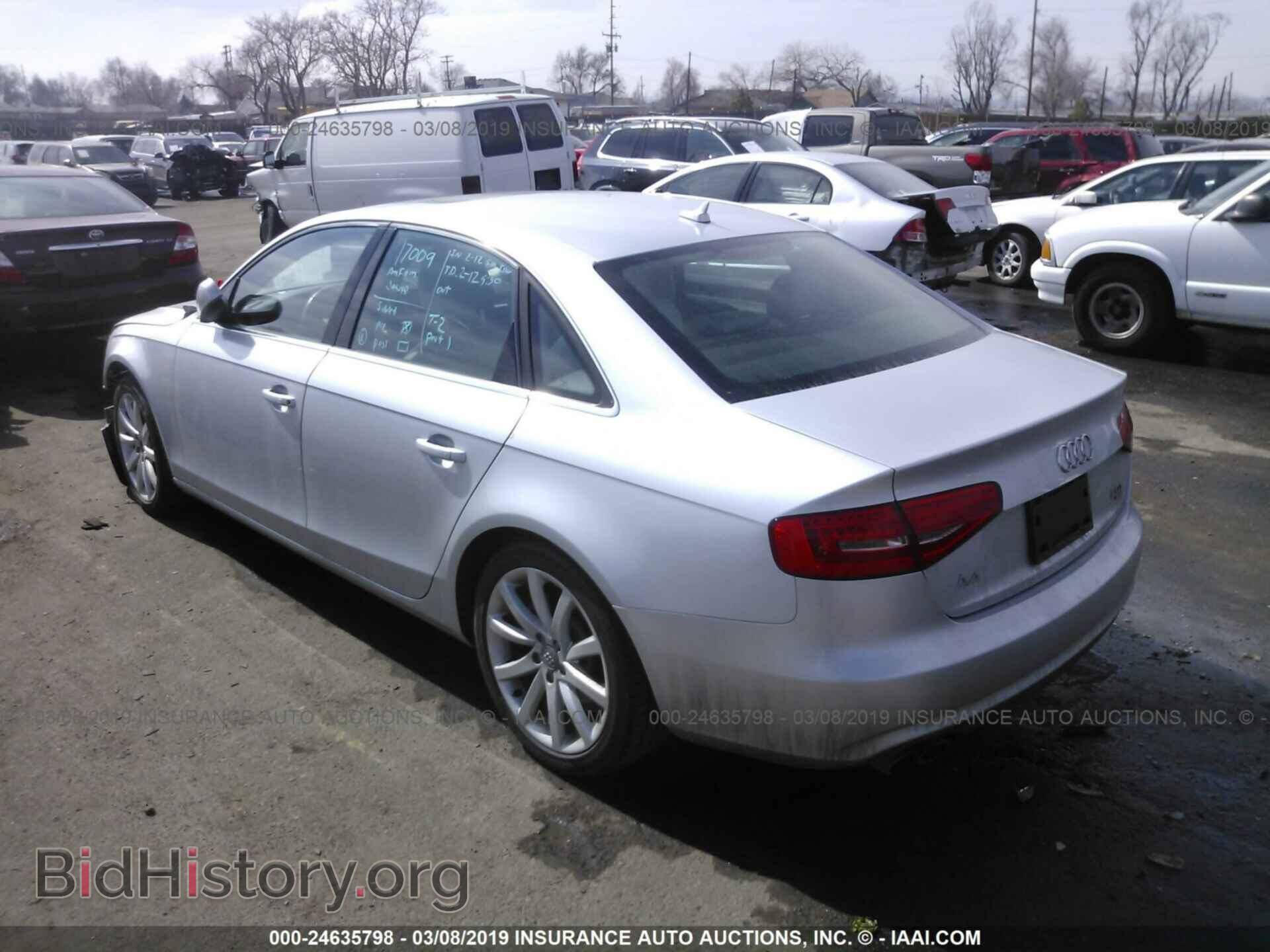 2013 AUDI A4 - VIN: WAUFFAFL2DN028730 - Фото 3