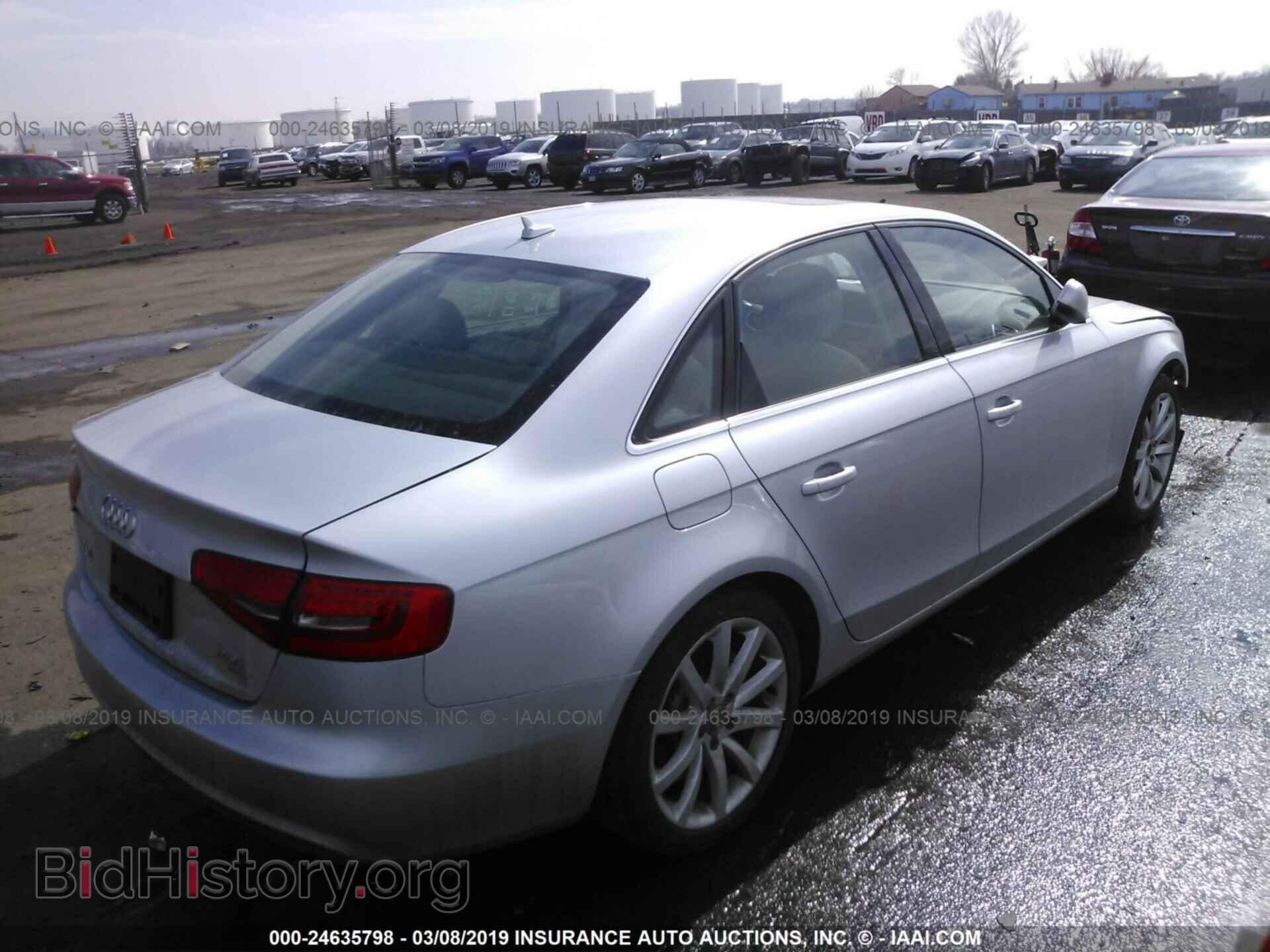 2013 AUDI A4 - VIN: WAUFFAFL2DN028730 - Фото 4