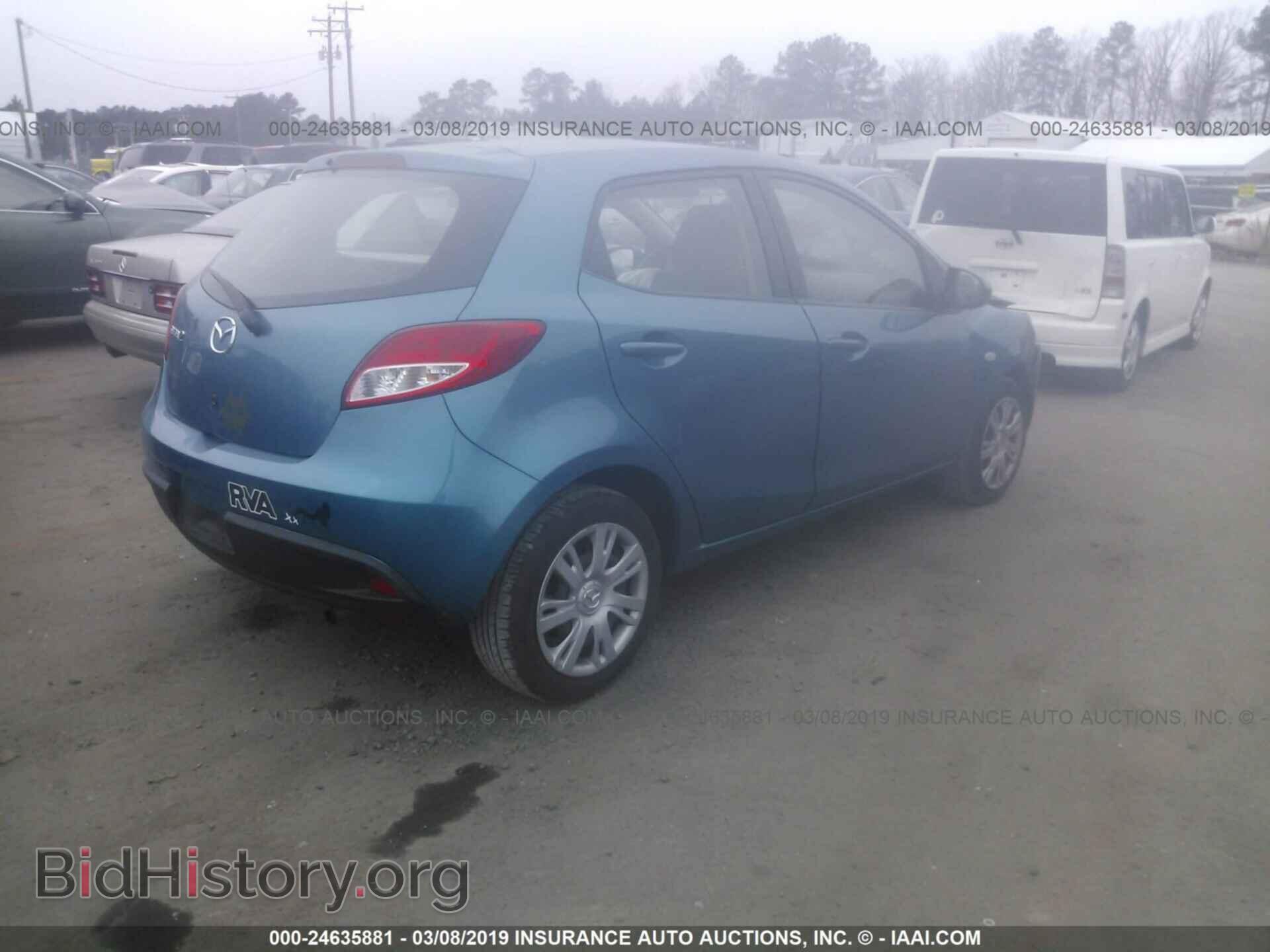 2012 MAZDA MAZDA2 - VIN: JM1DE1KY7C0134861 - Фото 4