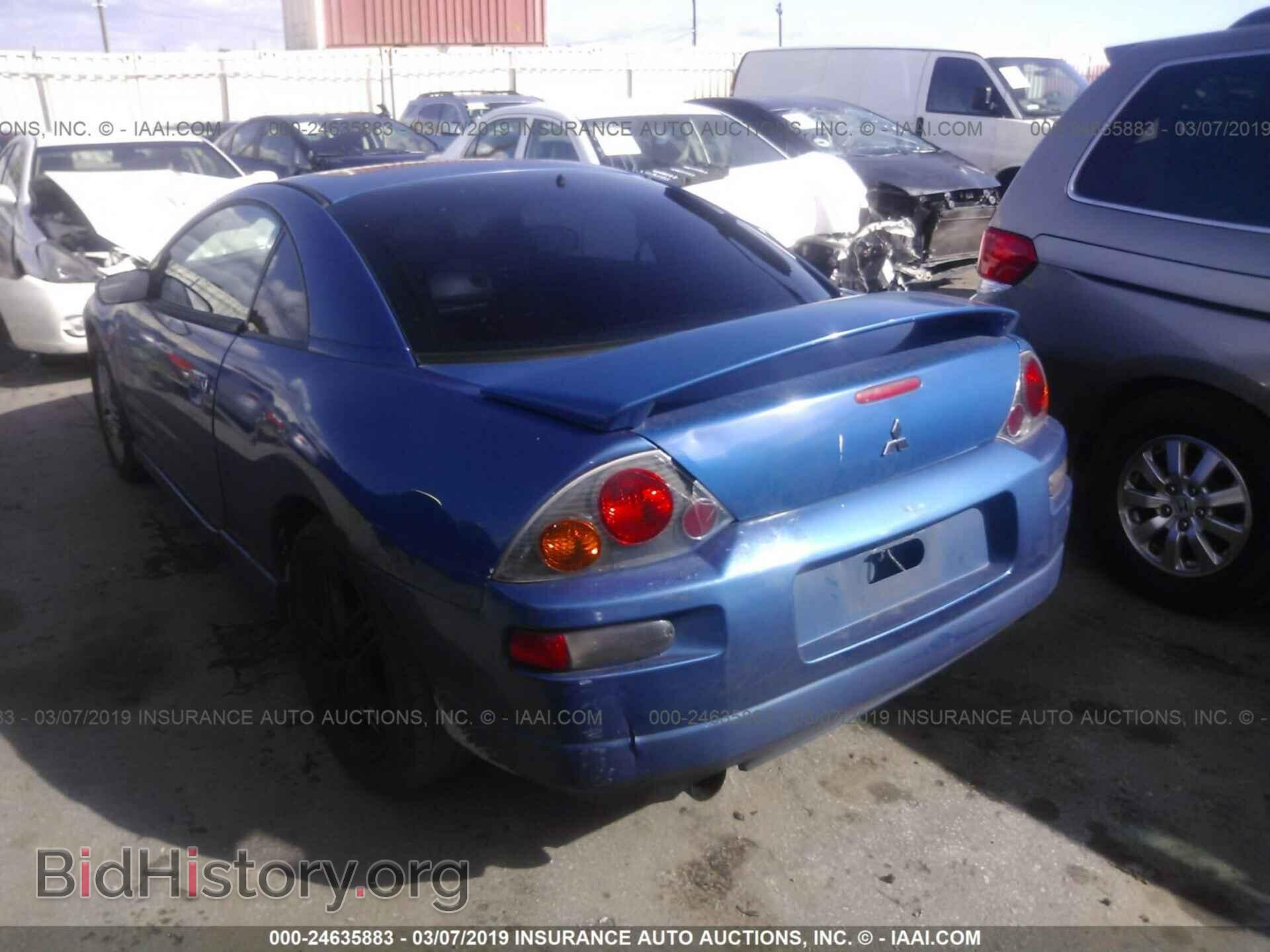 2003 MITSUBISHI ECLIPSE - VIN: 4A3AC74H63E027714 - Фото 3