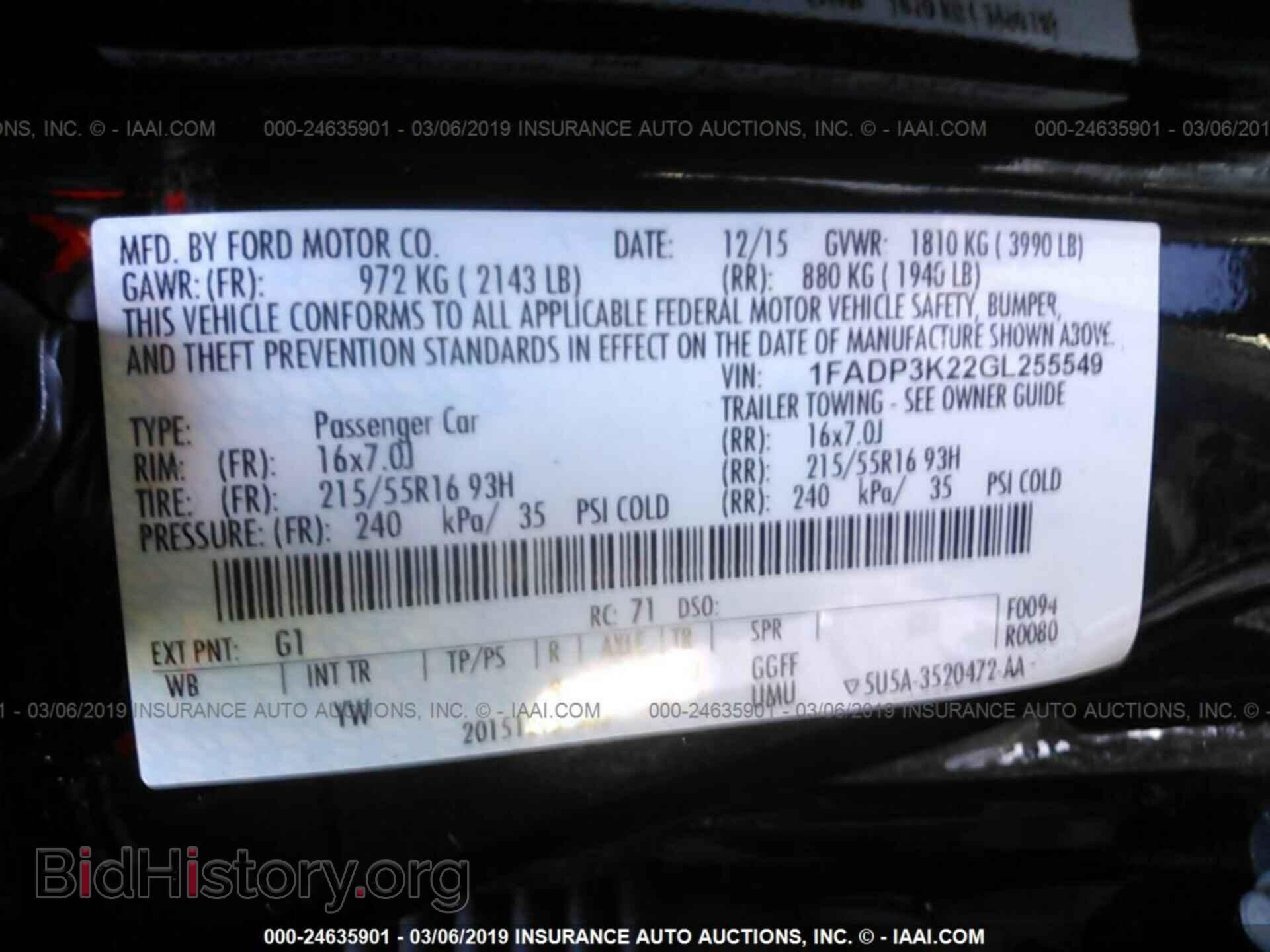 2016 FORD FOCUS - VIN: 1FADP3K22GL255549 - Photo 9