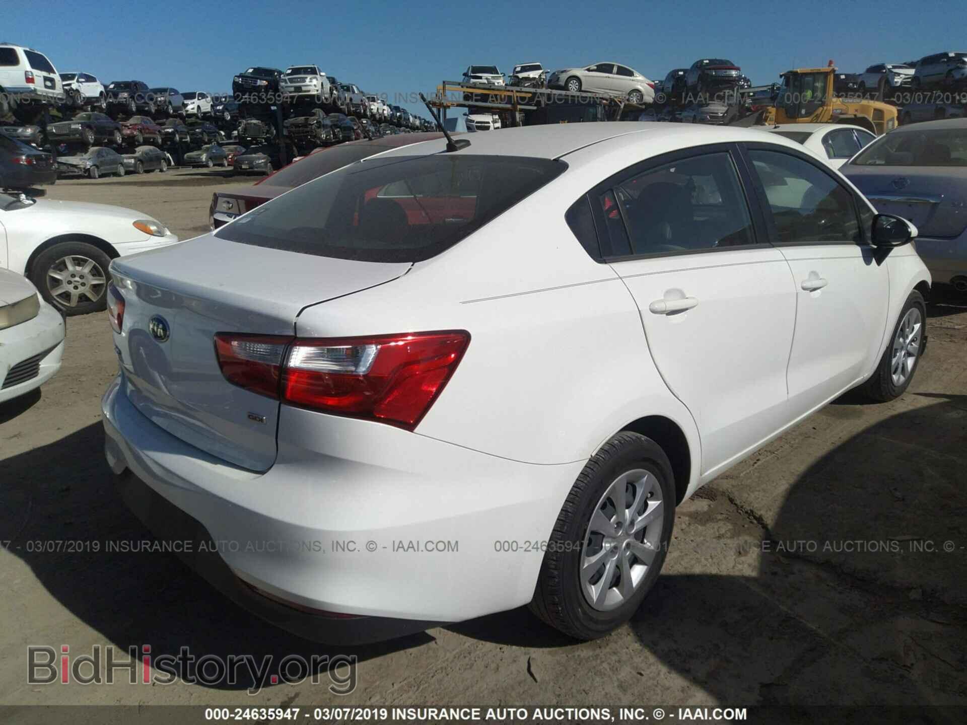 2016 KIA RIO - VIN: KNADM4A3XG6639755 - Фото 4