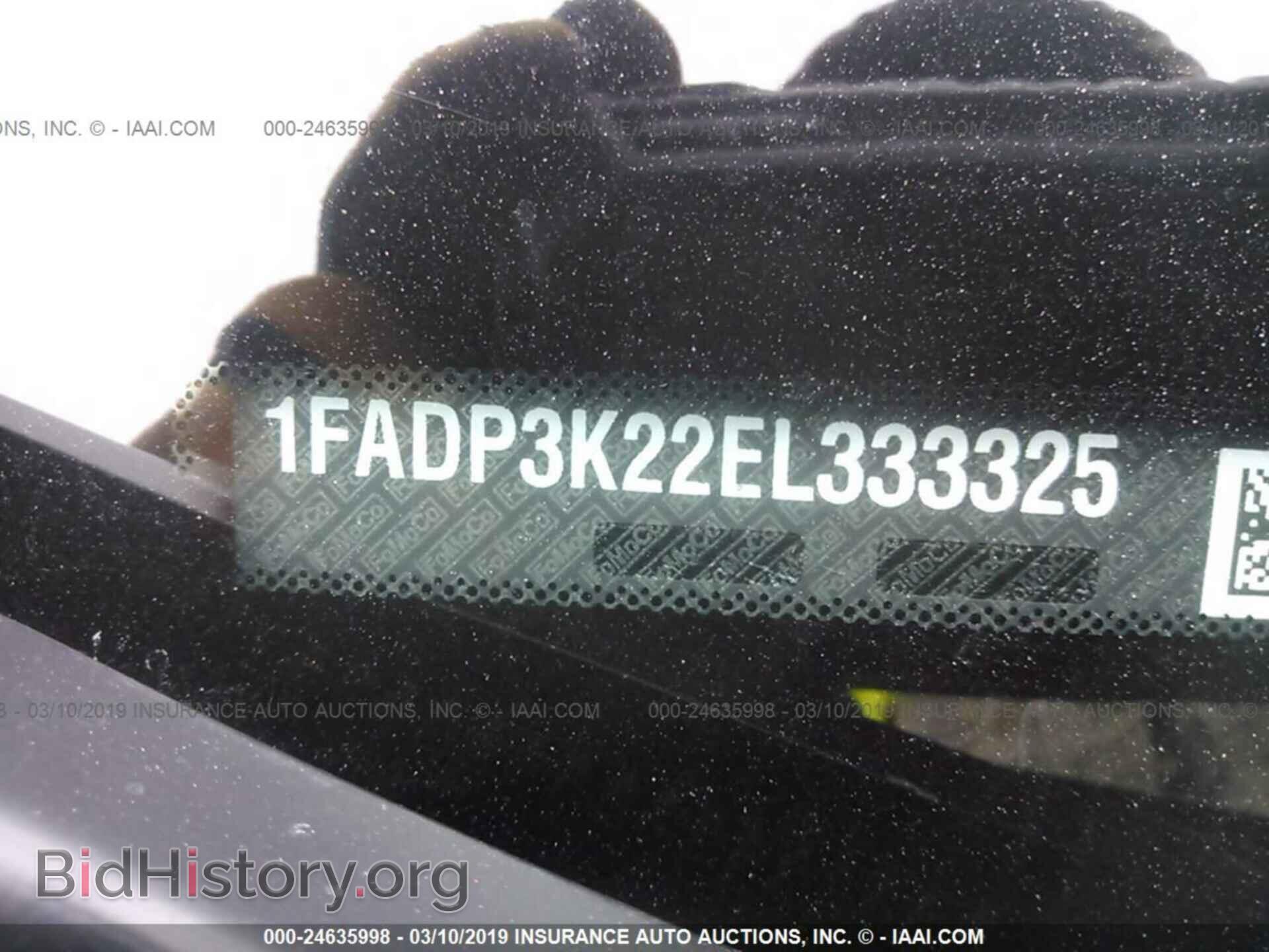 2014 FORD FOCUS - VIN: 1FADP3K22EL333325 - Фото 9