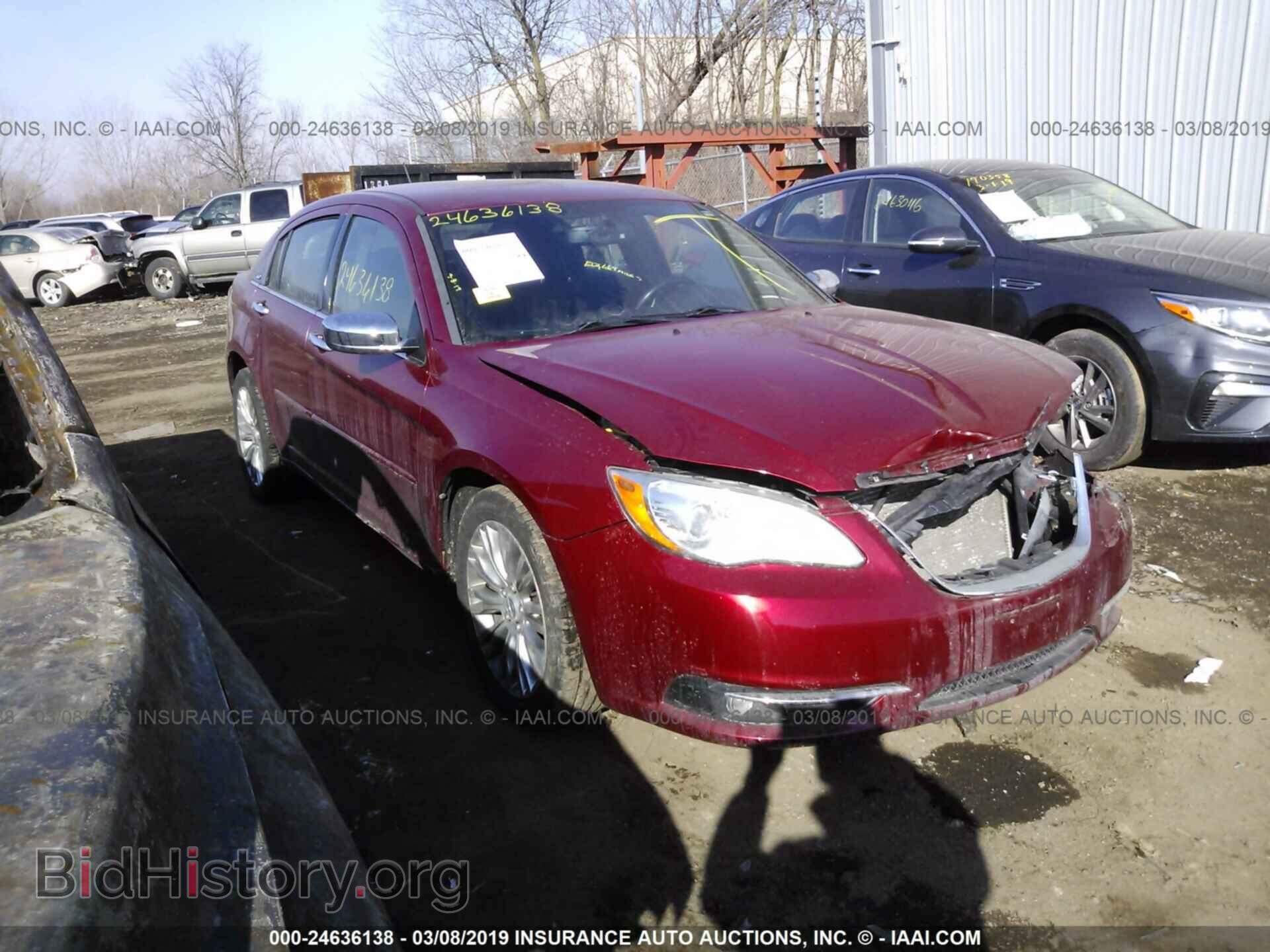 Фотография 1C3CCBCBXCN155034 - CHRYSLER 200 2012