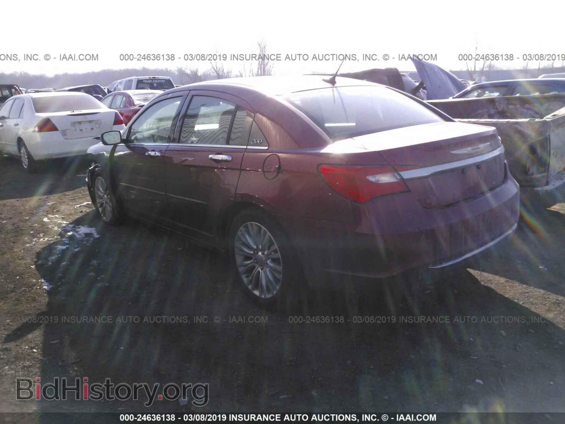 2012 CHRYSLER 200 - VIN: 1C3CCBCBXCN155034 - Фото 3